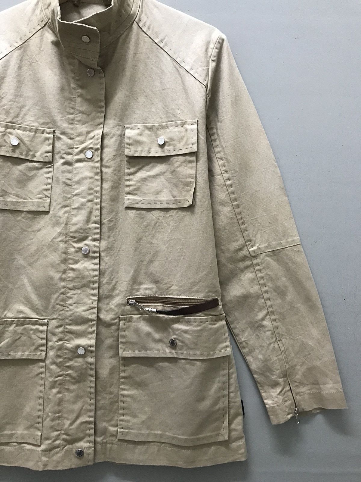 Moncler Moncler Belted Light Lez Field Military Inspired Jacket Size US M / EU 48-50 / 2 - 4 Thumbnail