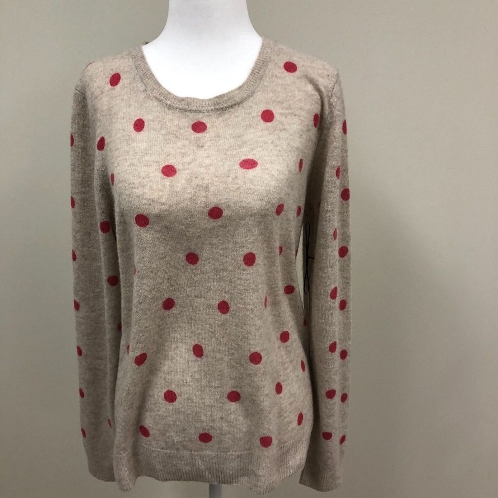 Rachel Zoe 100% 2-Ply Cashmere Sweater With Polka Dots from Rachel Zoe Size L / US 10 / IT 46 - 1 Thumbnail