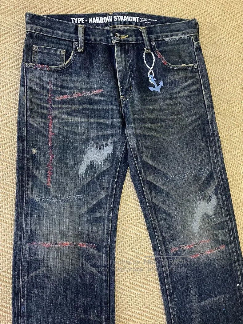 Neighborhood Neighborhood size S Red Cut King Dockers Washed Denim Pant Size US 27 - 4 Thumbnail
