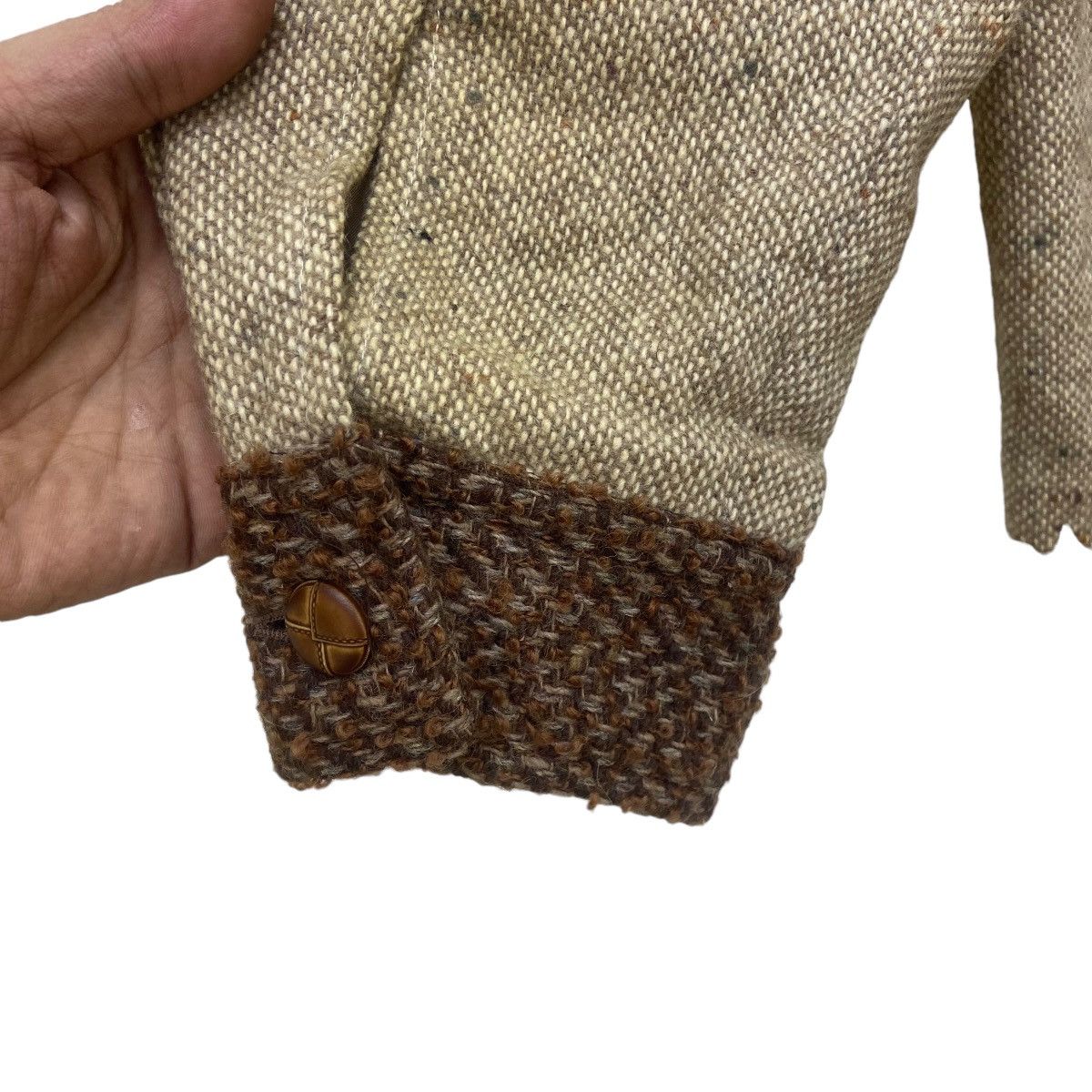 Japanese Brand × Vintage Vintage Japanese Brand Patchwork Rework Wool Jacket Size US S / EU 44-46 / 1 - 19 Thumbnail