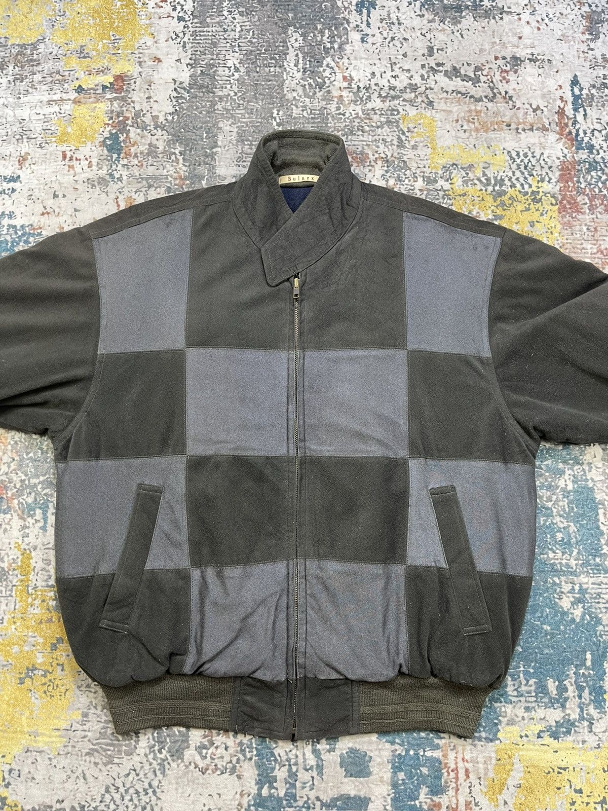 Japanese Brand Vintage Bulnex Checked Patchwork Jacket Size US M / EU 48-50 / 2 - 7 Thumbnail