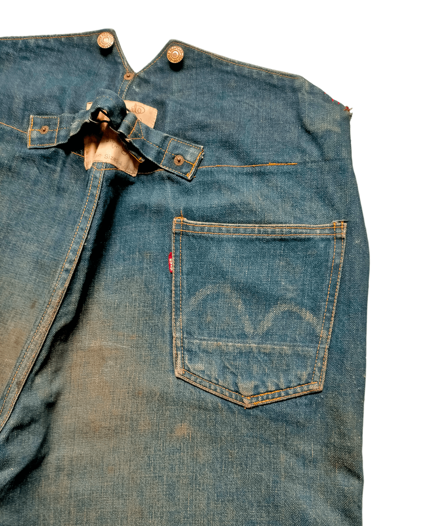 Evisu 🔥Rare Vintage 90s Evis Buckle Back Selvedge Jeans Size US 34 / EU 50 - 6 Thumbnail