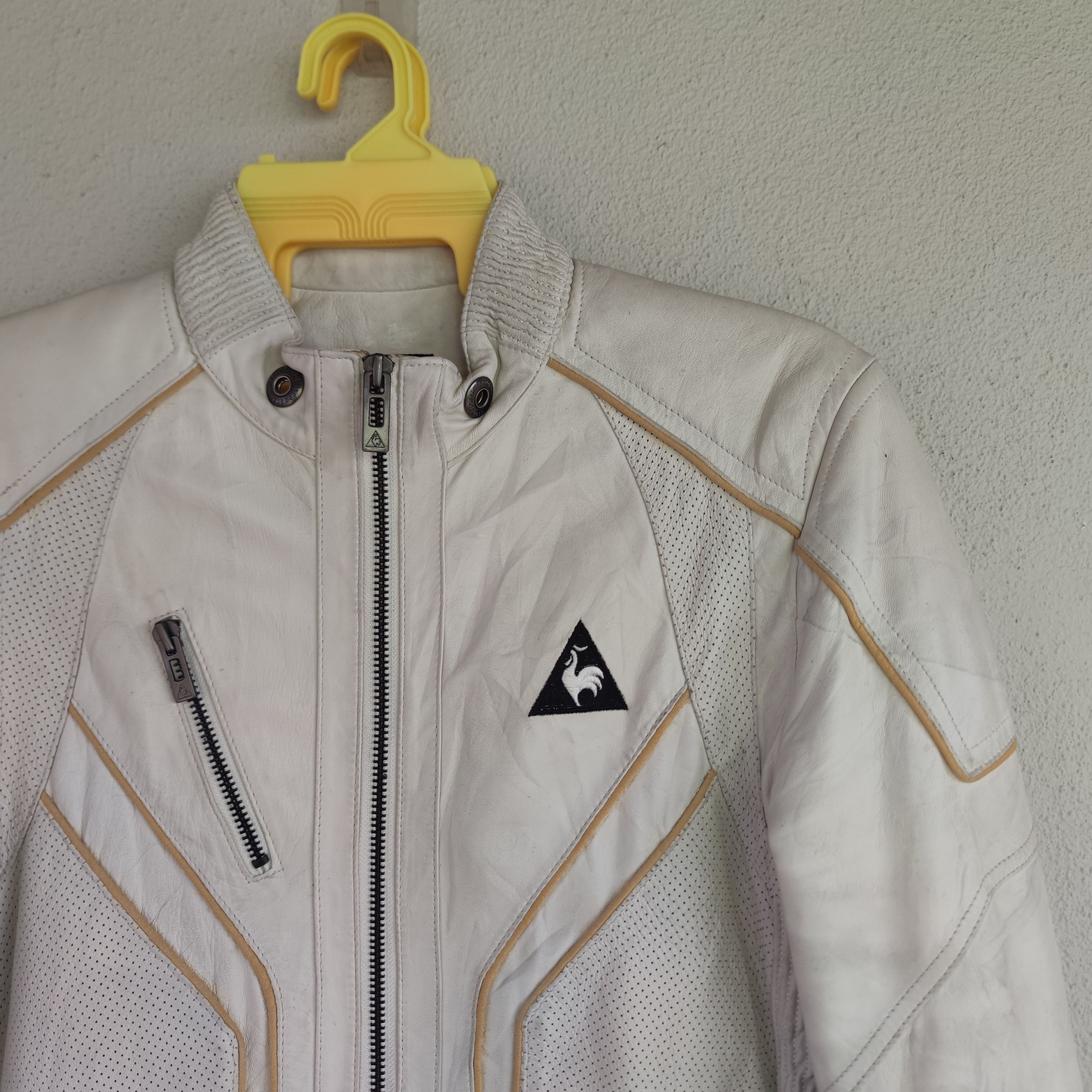 Le Coq Sportif SUPER RARE LE COQ SPORTIF x PEUGEOT 207 RC SHEEP SKIN JACKET Size US M / EU 48-50 / 2 - 11 Thumbnail