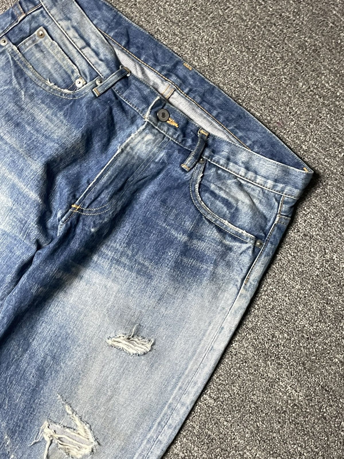 URBAN RESEARCH DOORS × Vintage URBAN RESEARCH Ripped Denim Jeans (91) Size US 32 / EU 48 - 6 Thumbnail