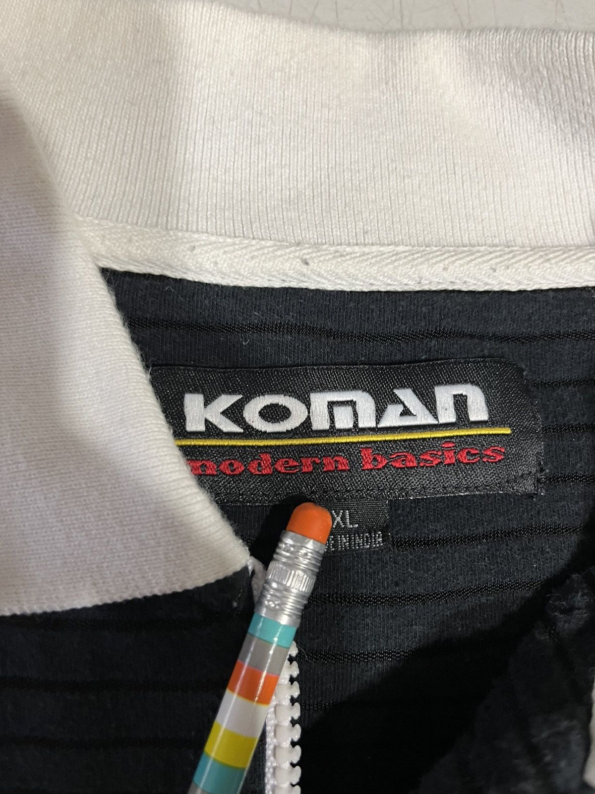 Koman × Vintage Vintage Koran jeans 1/4 zip polo shirt Size US XL / EU 56 / 4 - 3 Thumbnail