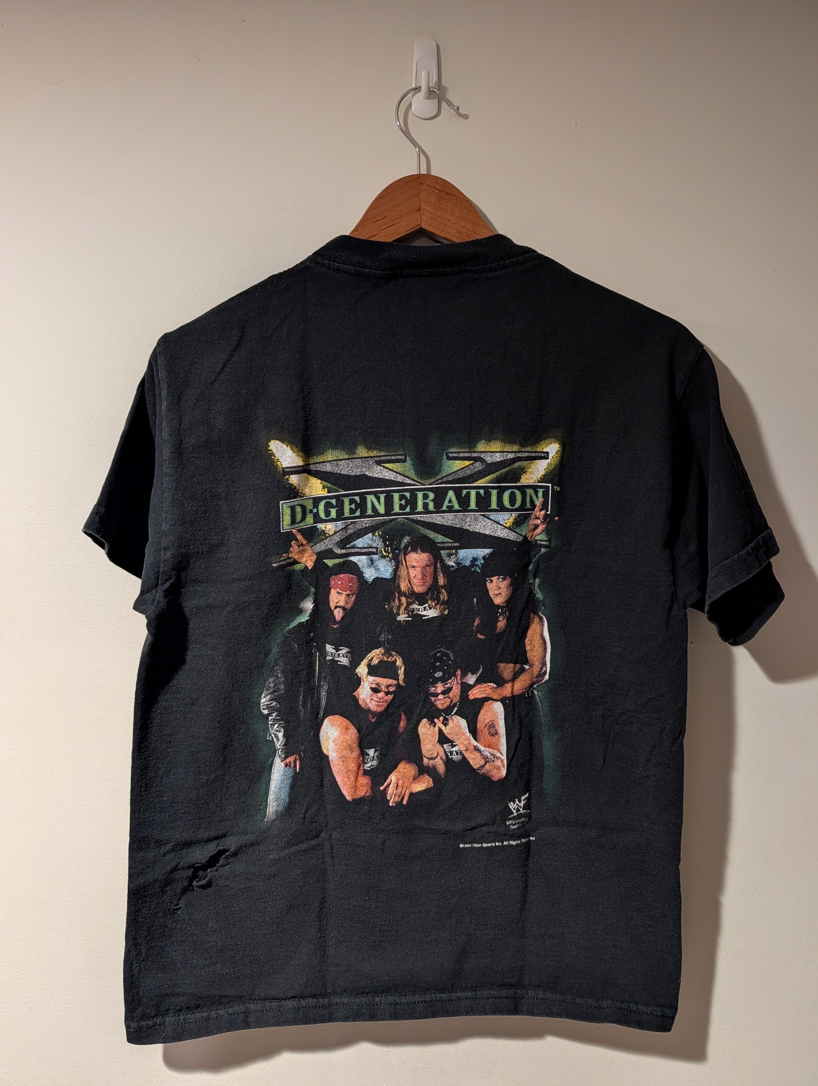 WWE Vintage 90s WWF D-Generation X T Shirt Youth L TNT Loevner Size US L / EU 52-54 / 3 - 5 Thumbnail