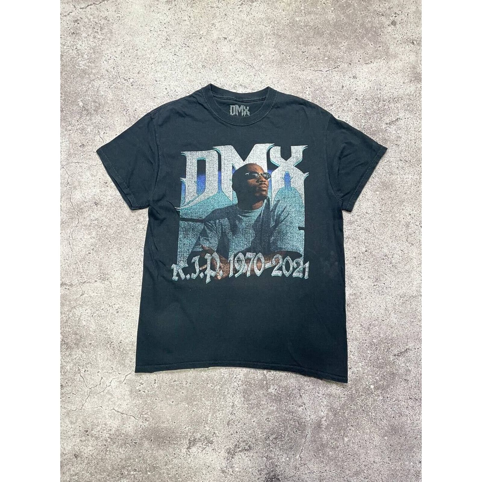 Band Tees × Rap Tees Vintage DMX Tribute T-Shirt Black Graphic R.I.P Small Size US S / EU 44-46 / 1 - 1 Thumbnail