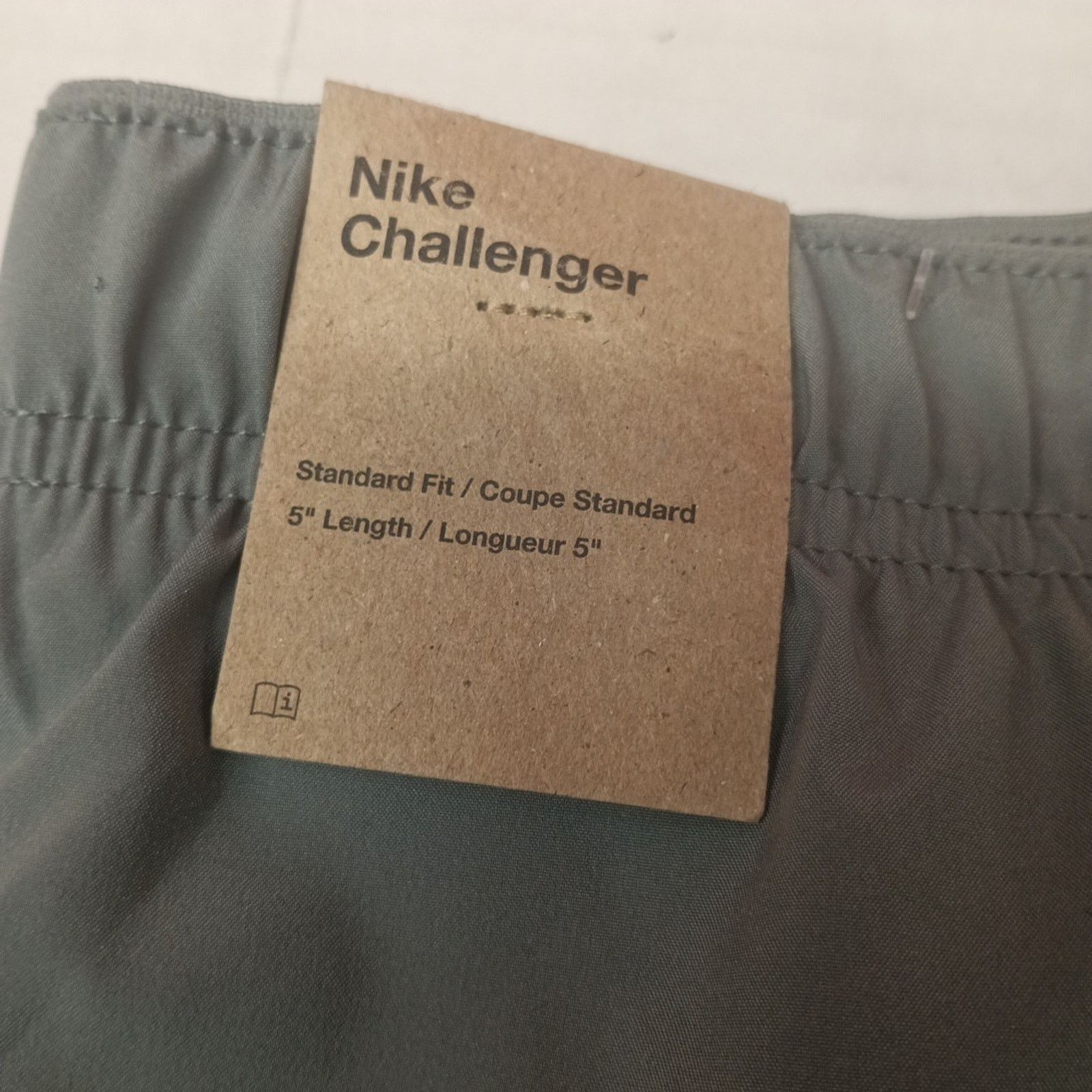 Nike Nike Challenger Brief Lined Running Shorts Men's 2XL Gray Size US 40 / EU 56 - 7 Thumbnail