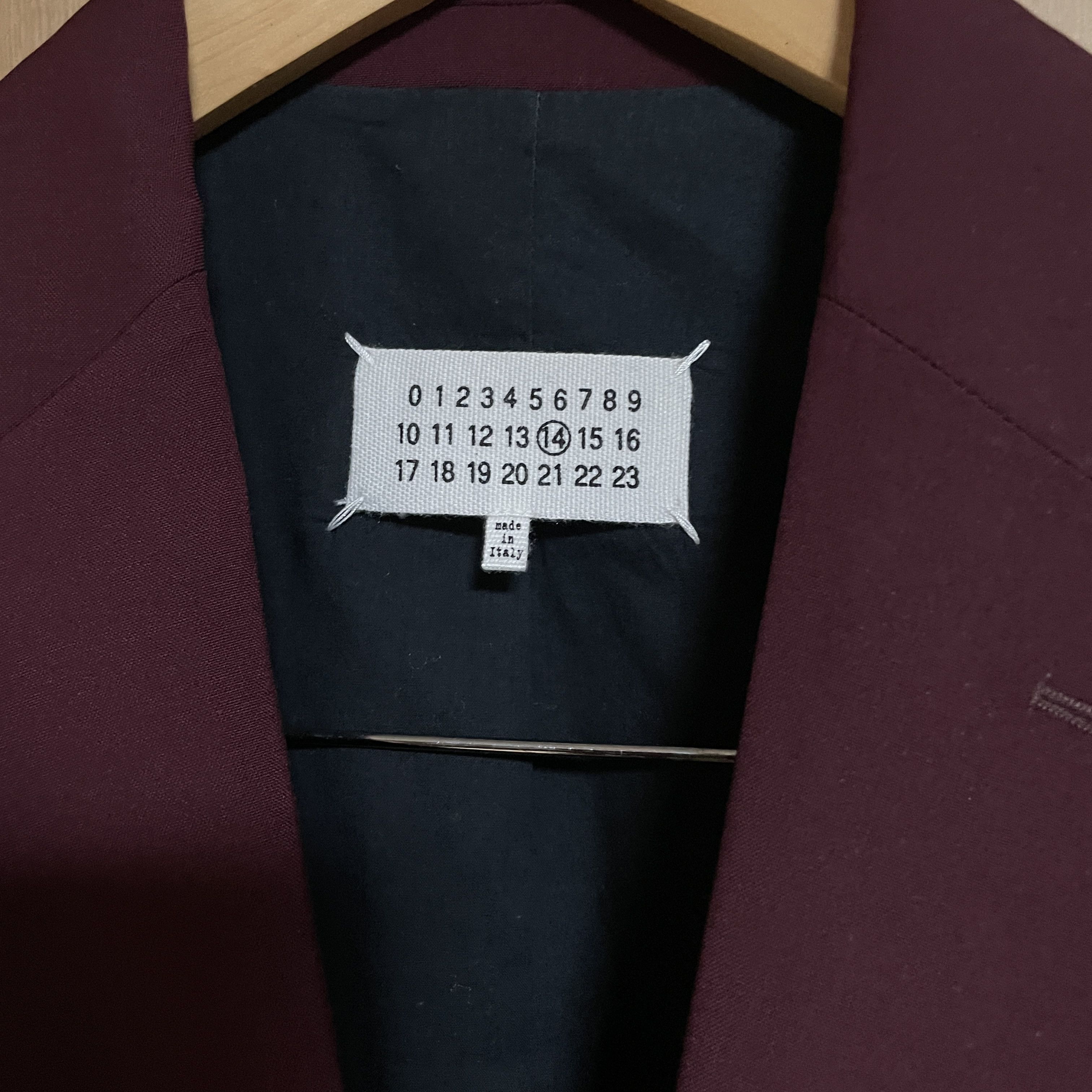 Maison Margiela Martin Margiela Burgundy suit 46 hard to find colour Size 46S - 3 Thumbnail