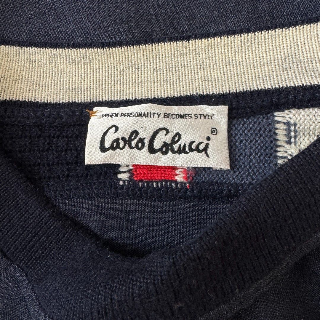 Carlo Colucci Men's Linen Sweater Size US M / EU 48-50 / 2 - 4 Thumbnail