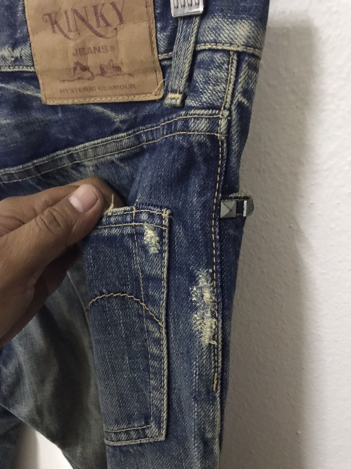 Hysteric Glamour Vintage hysteric glamour distressed style selvedge punk Size 30" / US 8 / IT 44 - 13 Thumbnail