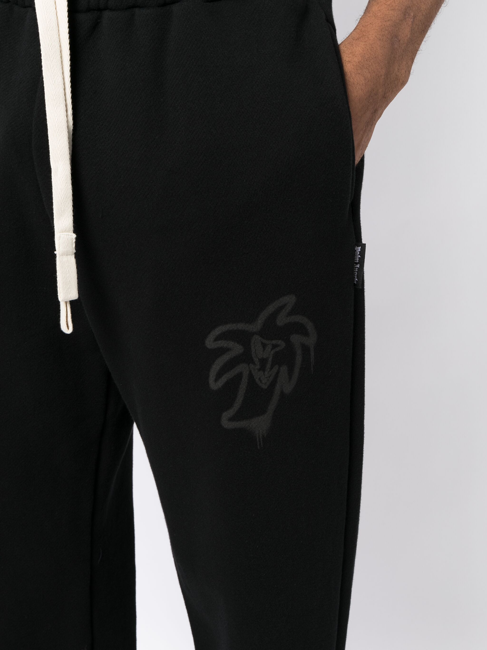 Palm Angels o1in1s1024 Q:1 / "Hunter" Classic Sweatpants & Jogger Black Size US 32 / EU 48 - 5 Thumbnail