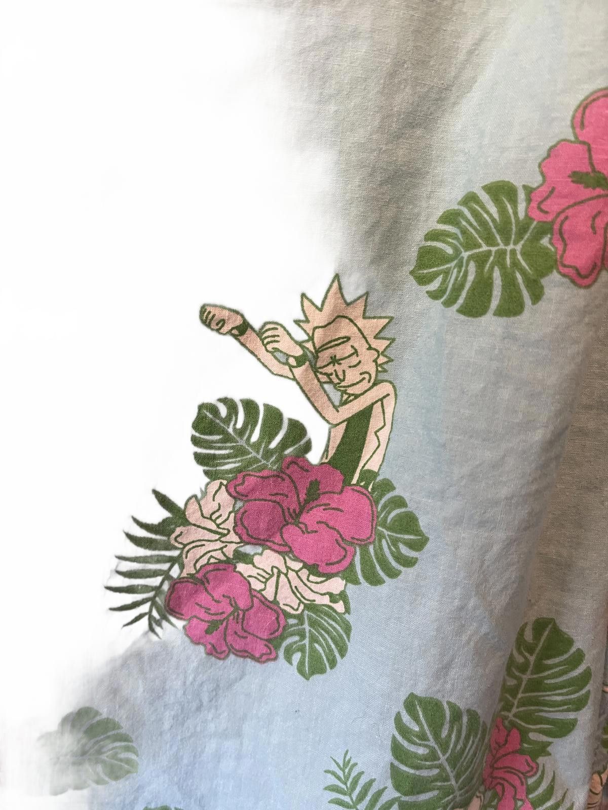 Designer Rick and Morty cotton shirt Size 42R - 3 Thumbnail