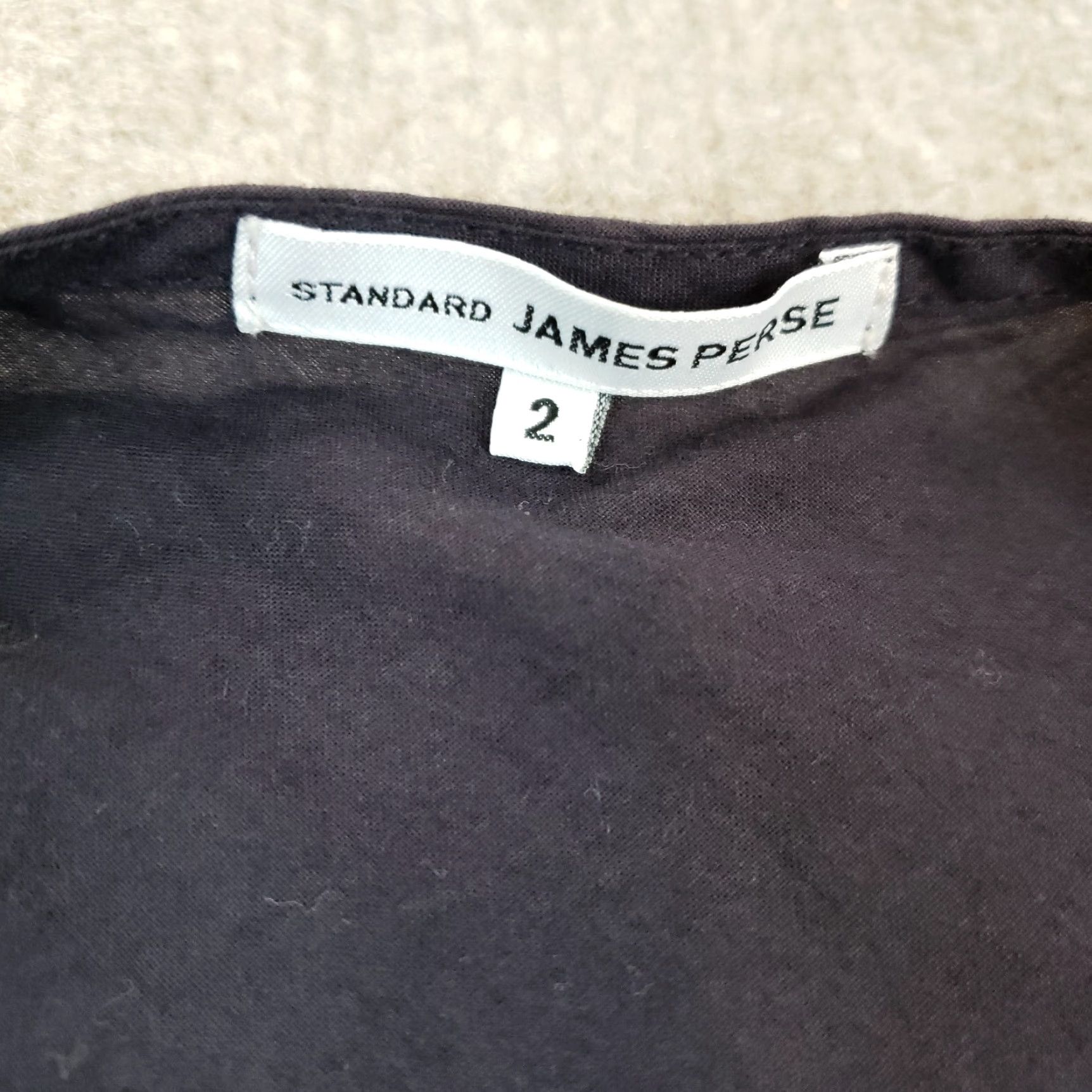 James Perse James Perse Sweater Cardigan Womens Black Cotton Lightweight Size XS / US 0-2 / IT 36-38 - 5 Thumbnail