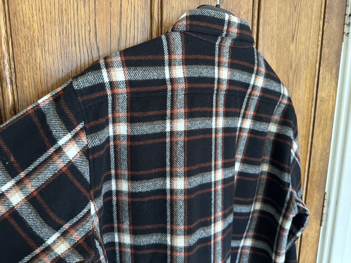 Celine × Hedi Slimane Celine black red white flannel shirt jacket 39 like new Hedi Size US L / EU 52-54 / 3 - 18 Thumbnail