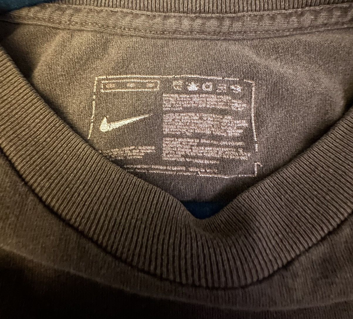 Nike Nike Just Do It Logo Brown Oversized Vintage T-Shirt Size US XL / EU 56 / 4 - 3 Thumbnail