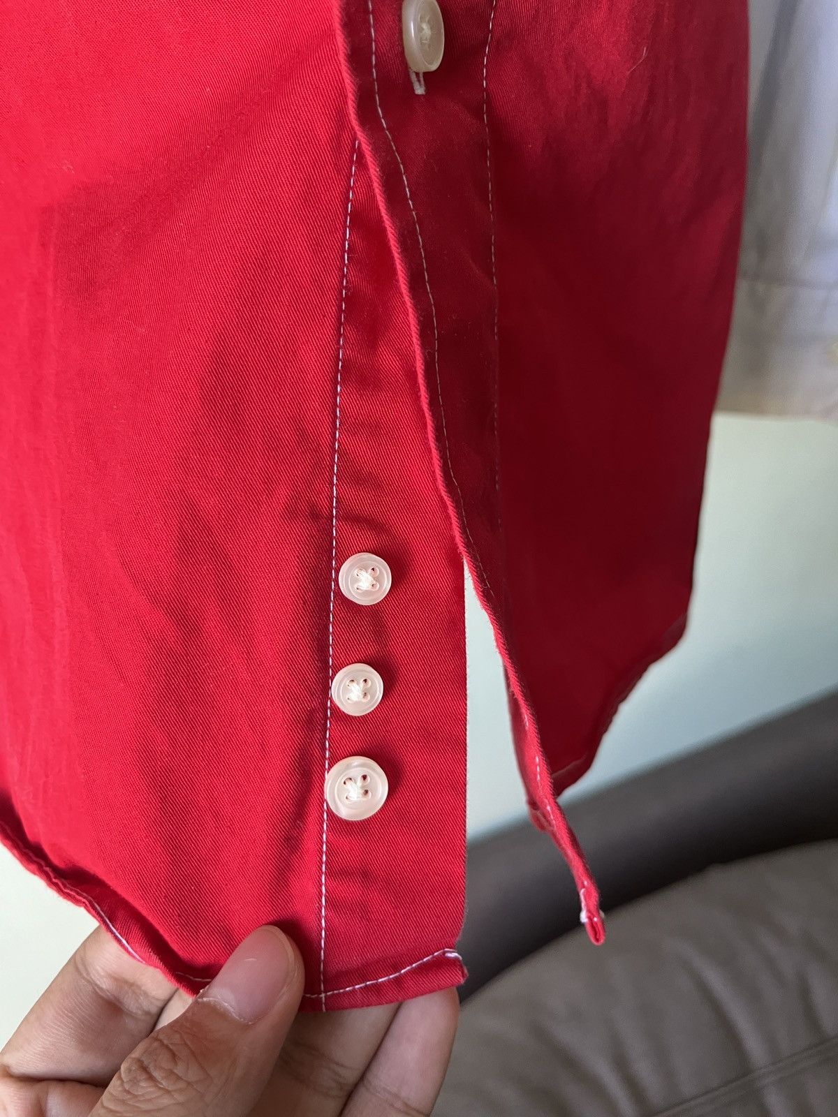 Tommy Hilfiger × Vintage Vintage Tommy Hilfiger Big Flag Button Up Size US XL / EU 56 / 4 - 8 Thumbnail