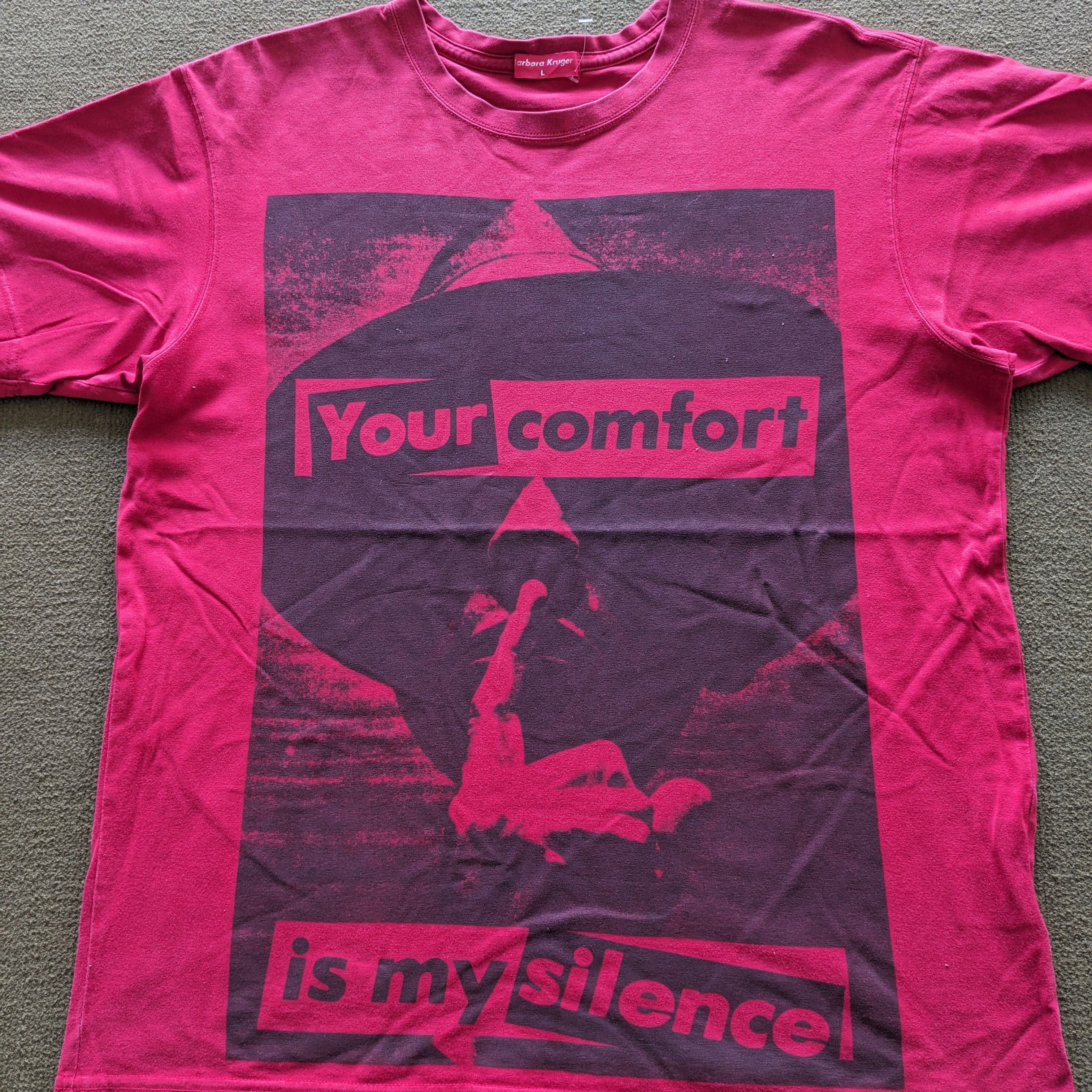 Barbara Kruger Vintage BARBARA KRUGER x Uniqlo Japanese Brand T-shirt Size US L / EU 52-54 / 3 - 2 Thumbnail