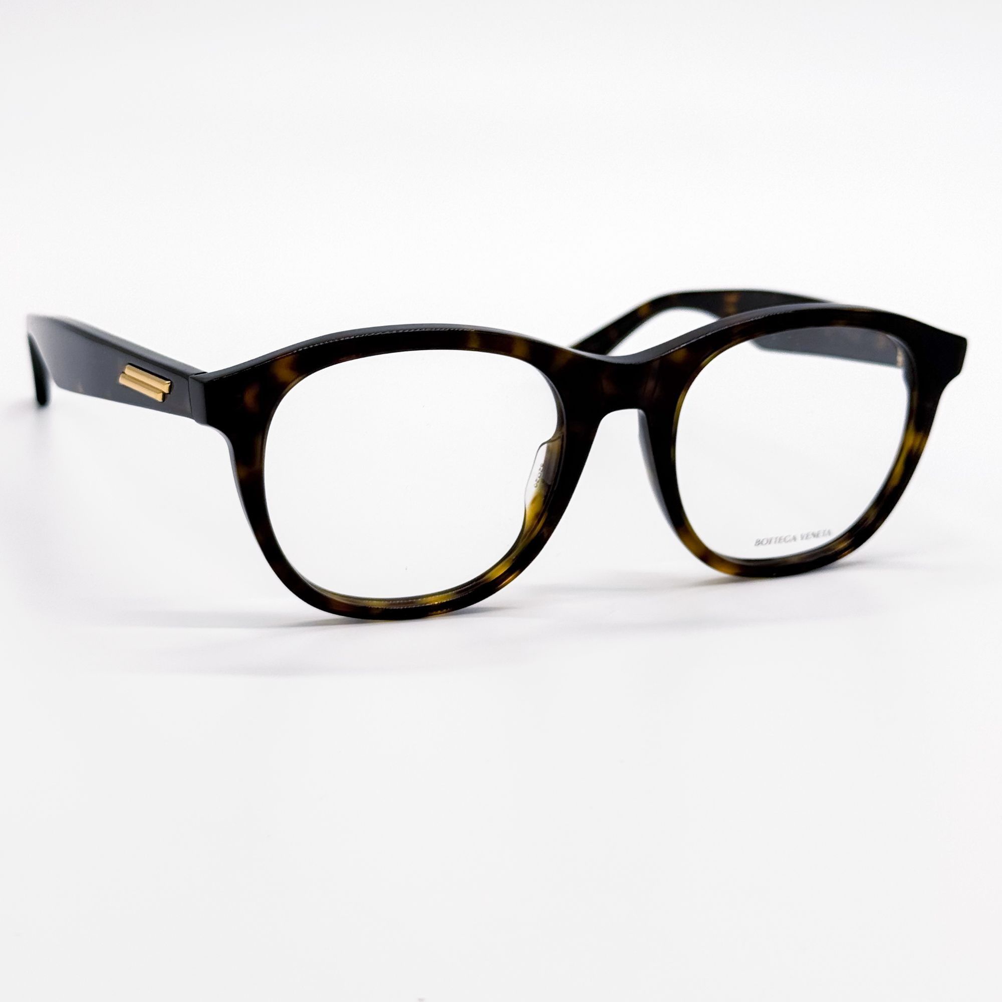 Bottega Veneta NEW BOTTEGA VENETA EYEGLASSES BV1130OA 002 HAVANA ROUND WOME Size ONE SIZE - 4 Thumbnail