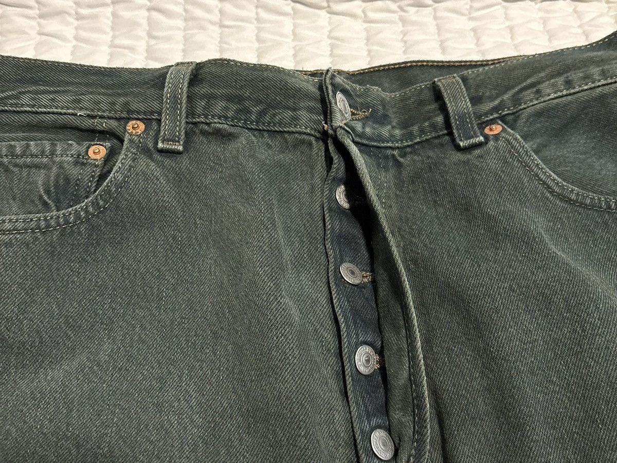 Levi's Vintage Levis, Green Denim Jeans 80’s/90’s Levis Size US 36 / EU 52 - 6 Thumbnail