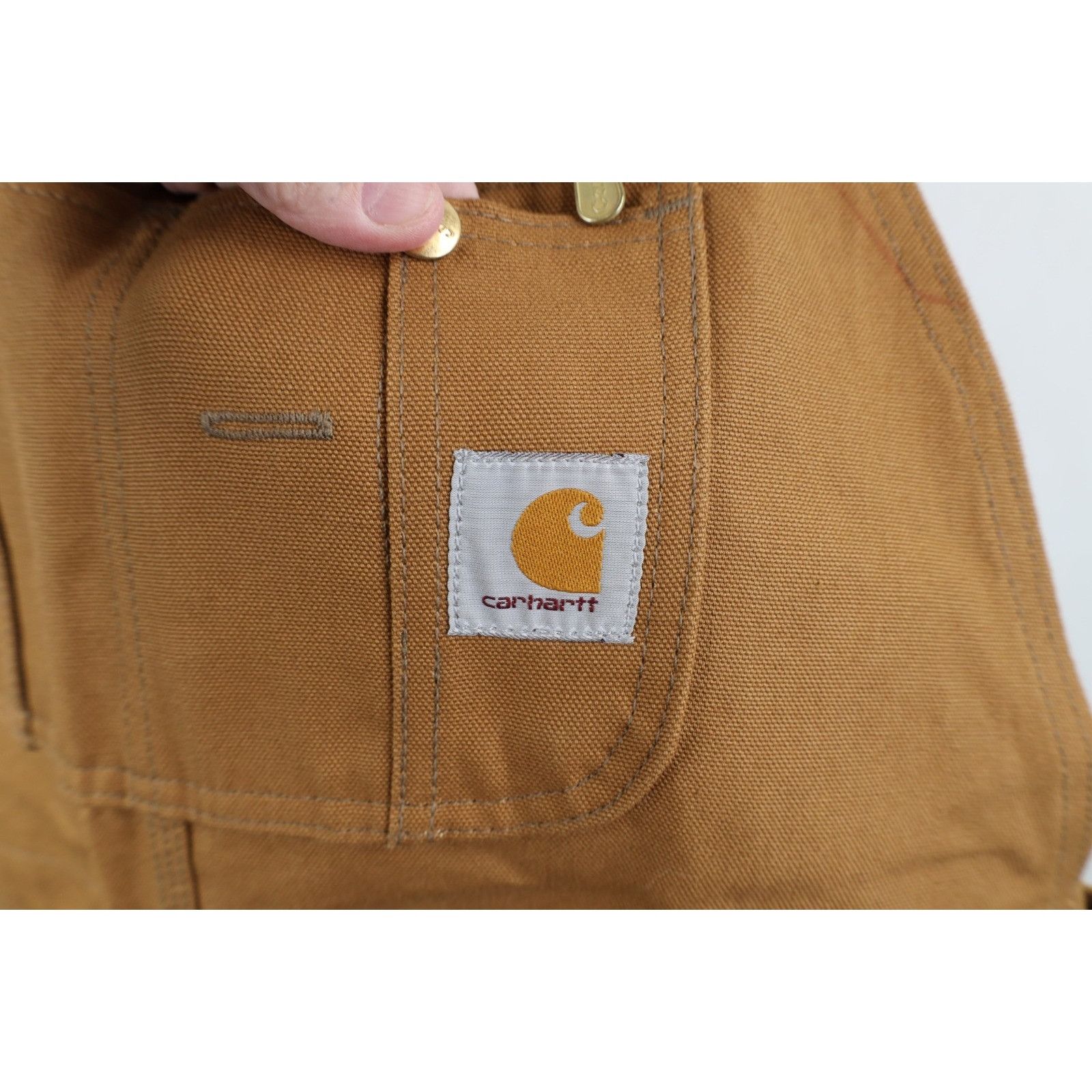 Carhartt Vintage Carhartt Distressed Canvas Double Knee Overalls Size US 40 / EU 56 - 5 Thumbnail