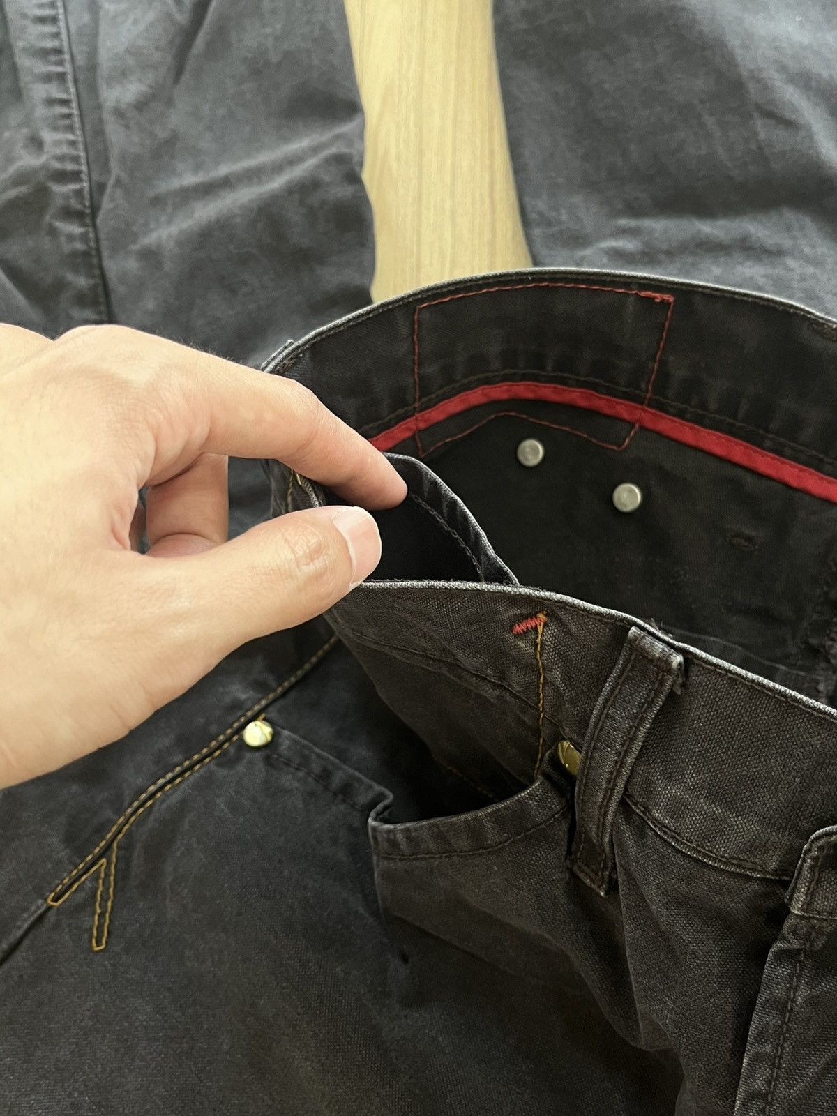 Levi's Levi’s Engineer Faded Black Jeans Size US 28 / EU 44 - 9 Thumbnail