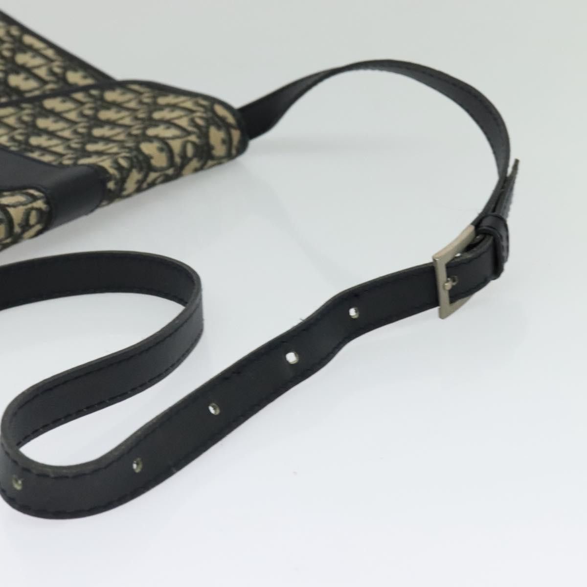 Dior DIOR Trotter Canvas Shoulder Bag Navy Silver Size ONE SIZE - 7 Thumbnail