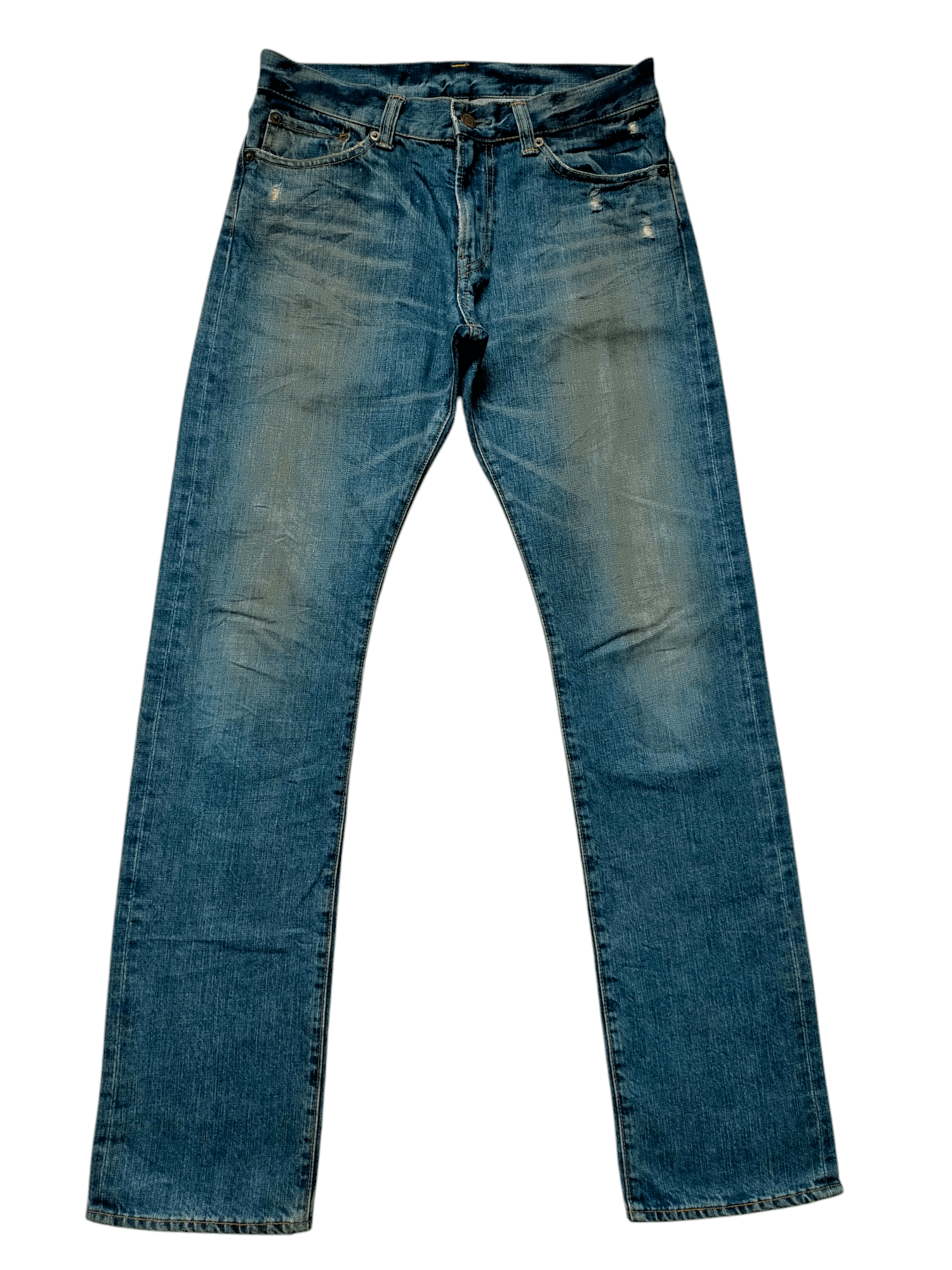 Hysteric Glamour × Japanese Brand Made in Japan Acoustic Denim Pants Size US 31 - 1 Thumbnail