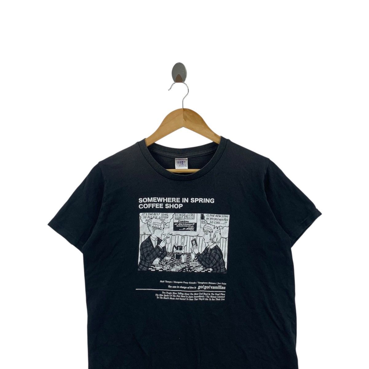 Band Tees GO GO VANILLAS Japan Band Coffee Shop Tee Shirt Top Album Size US M / EU 48-50 / 2 - 2 Thumbnail