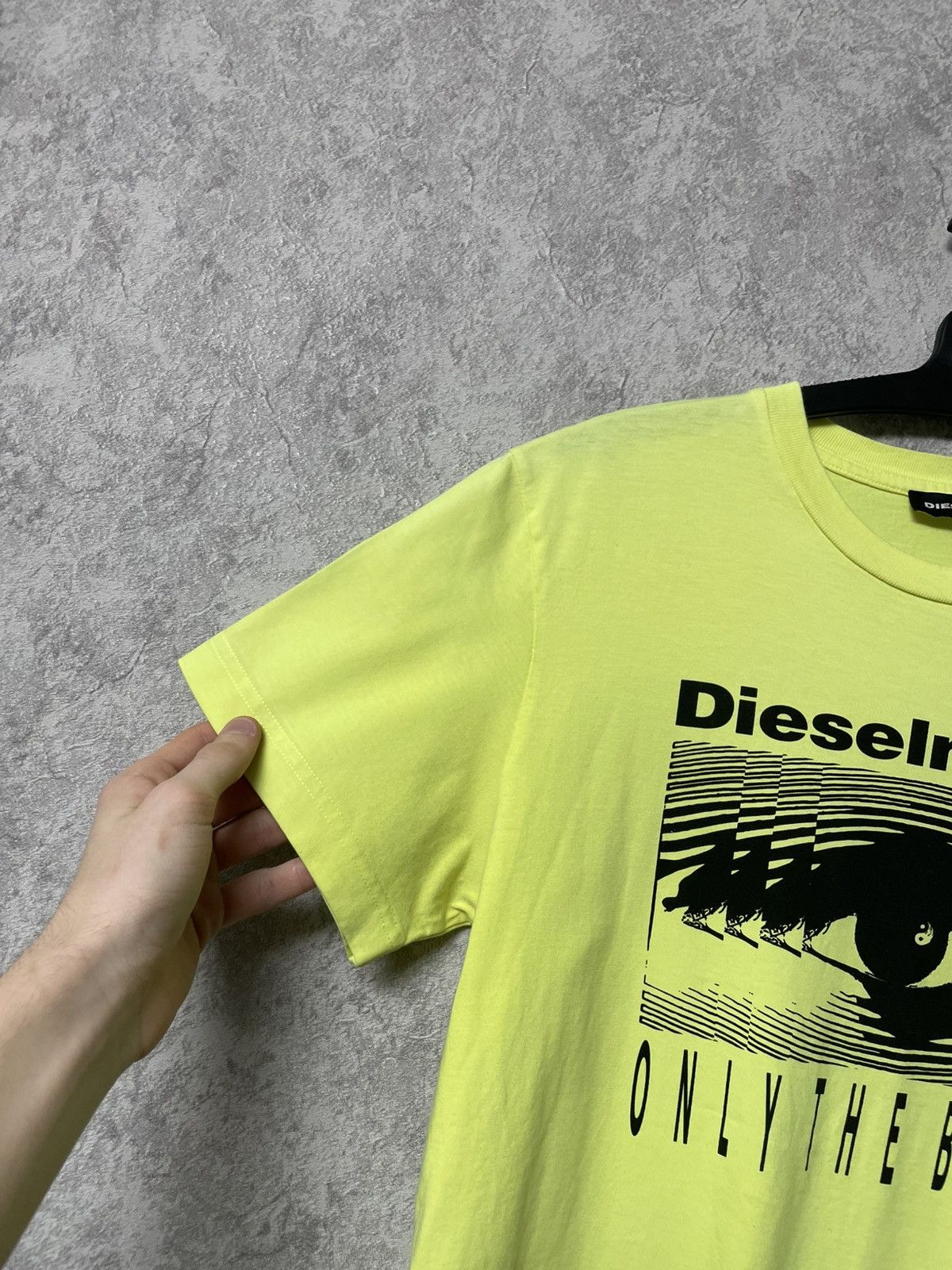 Diesel Diesel Yellow T-Shirt Dieselnation Only the Brave Size US M / EU 48-50 / 2 - 4 Thumbnail