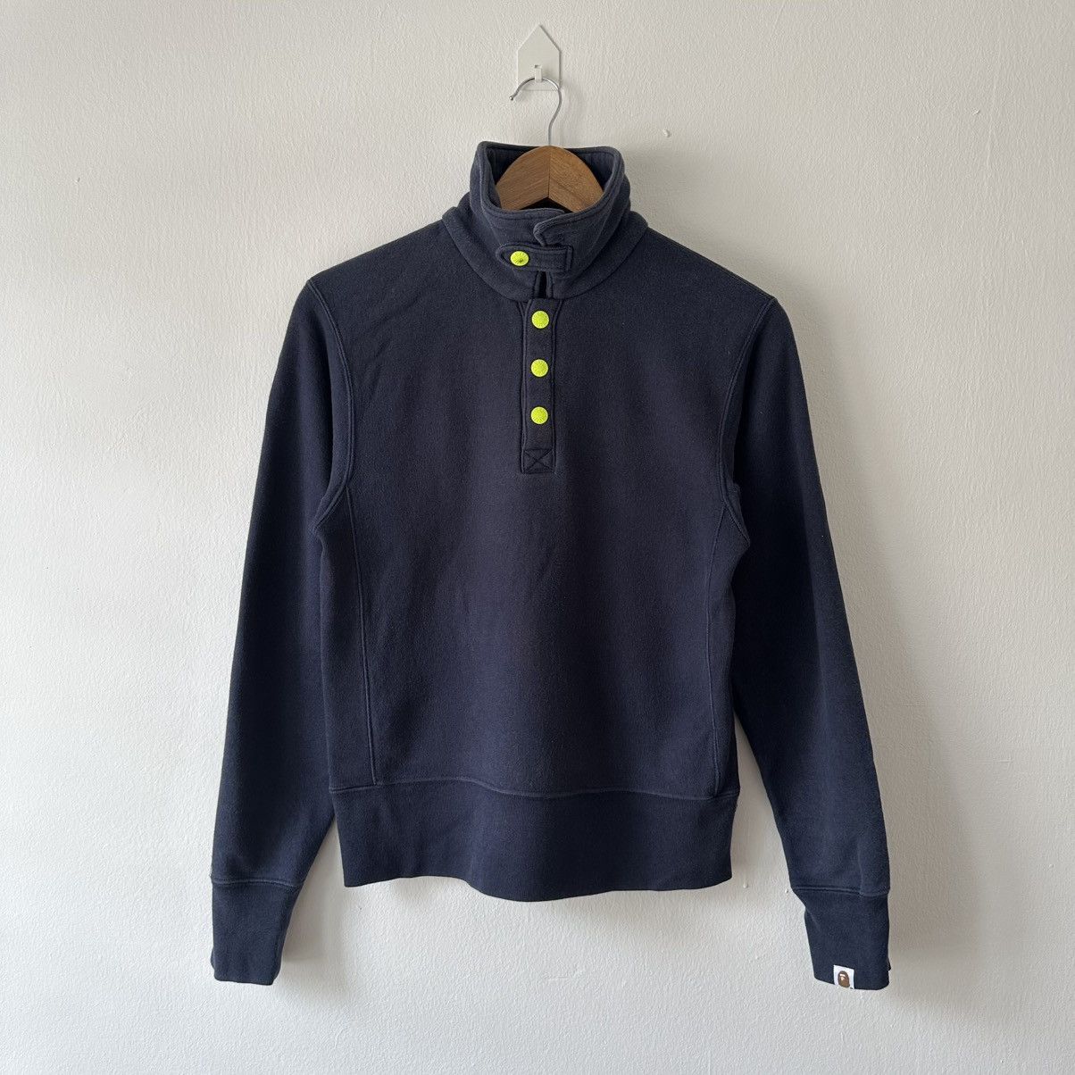 Bape Bape Ape Shall Never Kill Ape Button Collar Sweatshirt Size US XS / EU 42 / 0 - 2 Thumbnail