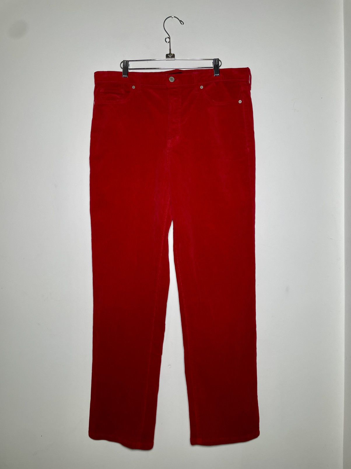 Banana Republic Banana Republic Red Corduroy Straight 32x31 Size US 31 - 1 Thumbnail