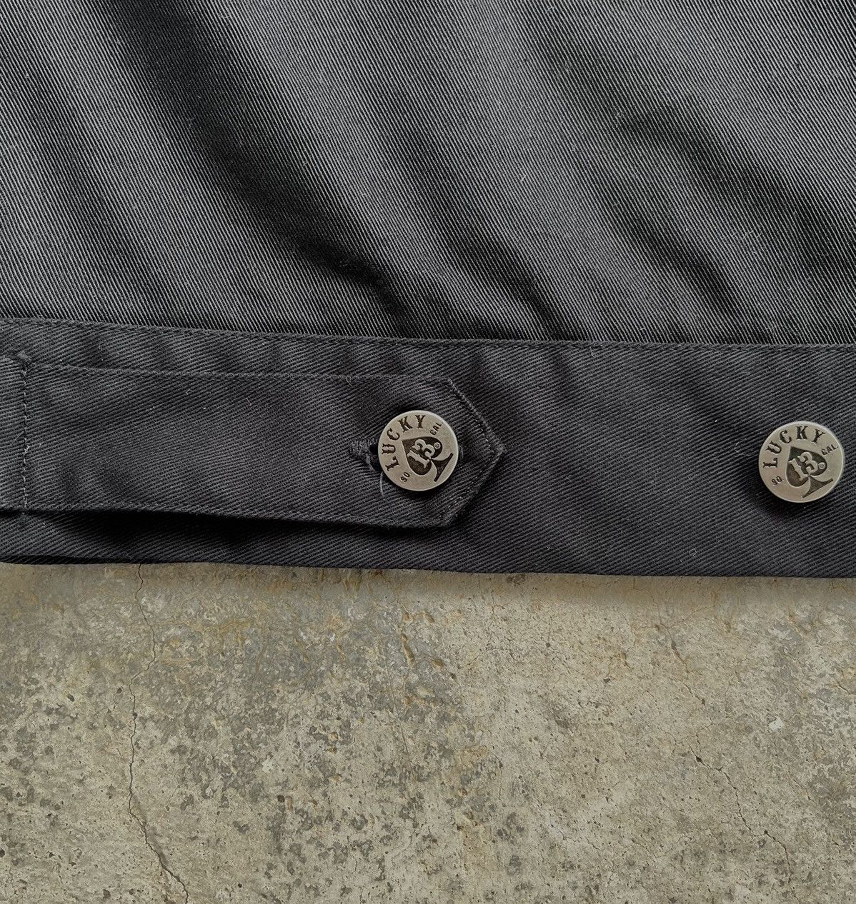 West Coast Choppers BOXY LUCKY 13 SKULL WORK JACKET EISENHOWER DETROIT STYLE Size US L / EU 52-54 / 3 - 4 Thumbnail