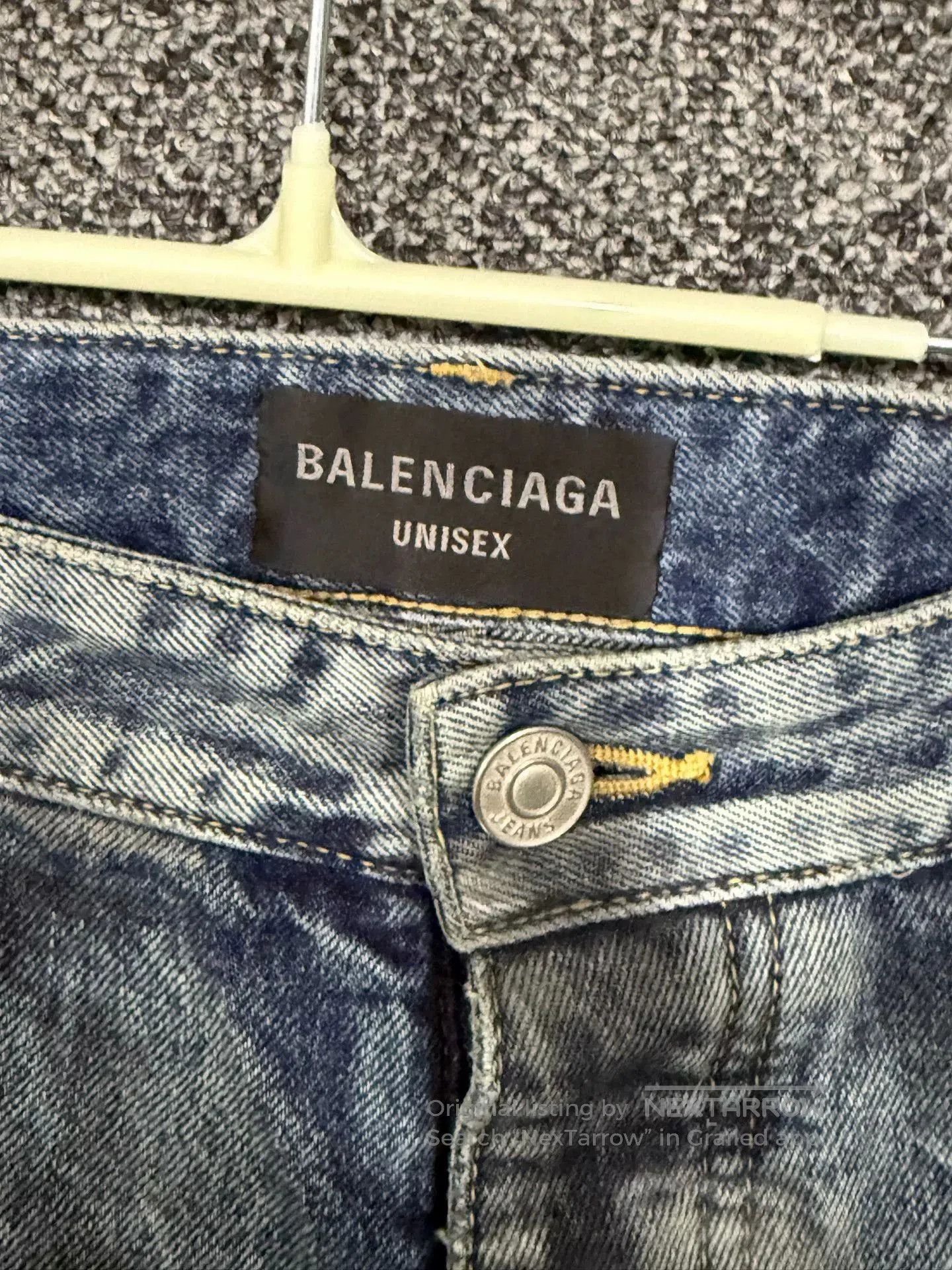 Balenciaga Balenciaga Unisex Graffiti Jeans. Size US 26 / EU 42 - 2 Thumbnail