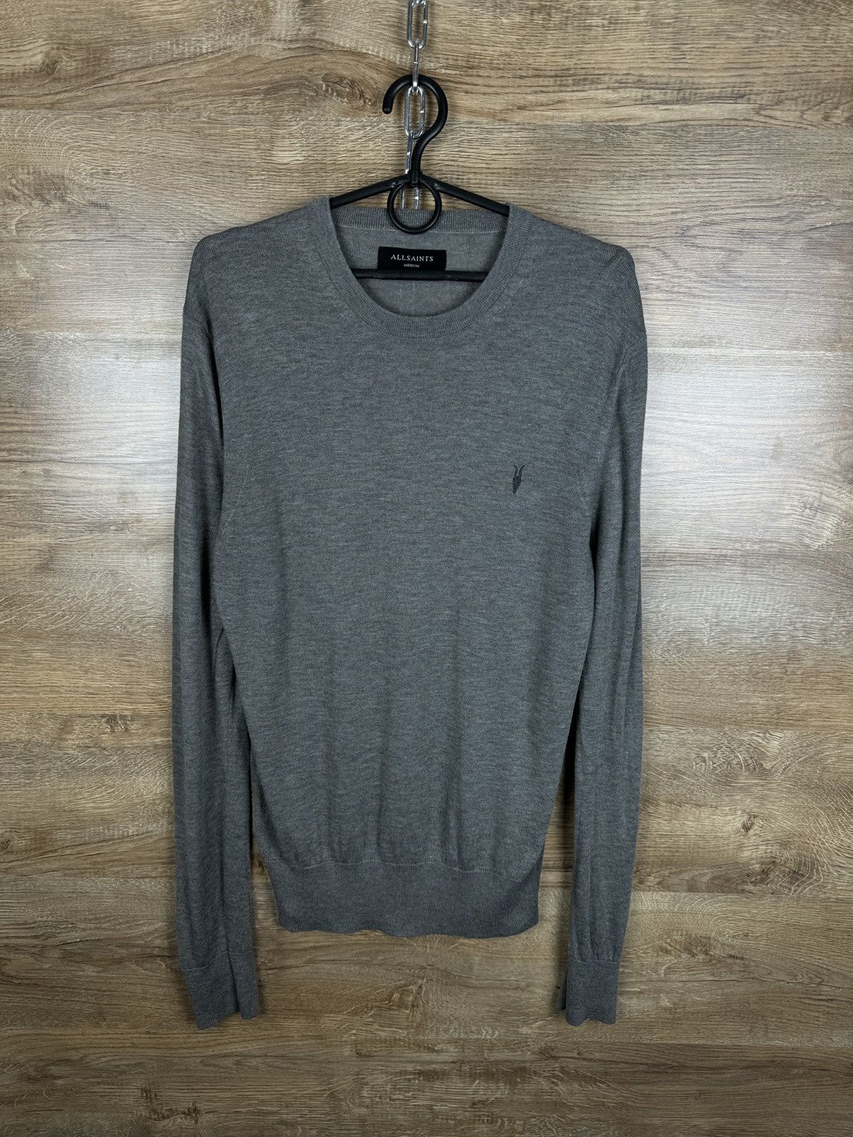 Allsaints × Japanese Brand Mens AllSaints Nomo Crew sweater wool pullover luxury Size US M / EU 48-50 / 2 - 1 Thumbnail