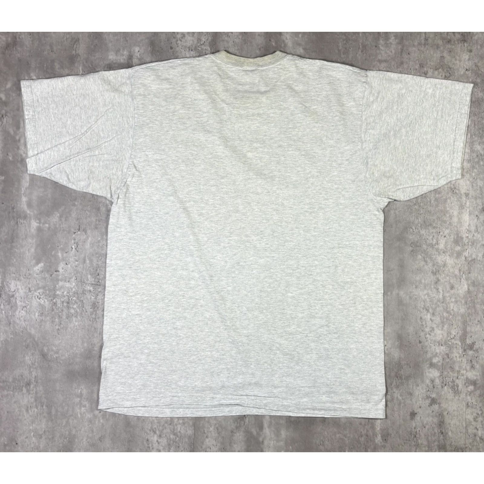Fruit Of The Loom VINTAGE Bald Eagle Bird T Shirt Gray XL 90s Animal Print Cotton Fruit of the Loom Shirt Mens Crew Neck Short Sleeve Size US XL / EU 56 / 4 - 2 Thumbnail