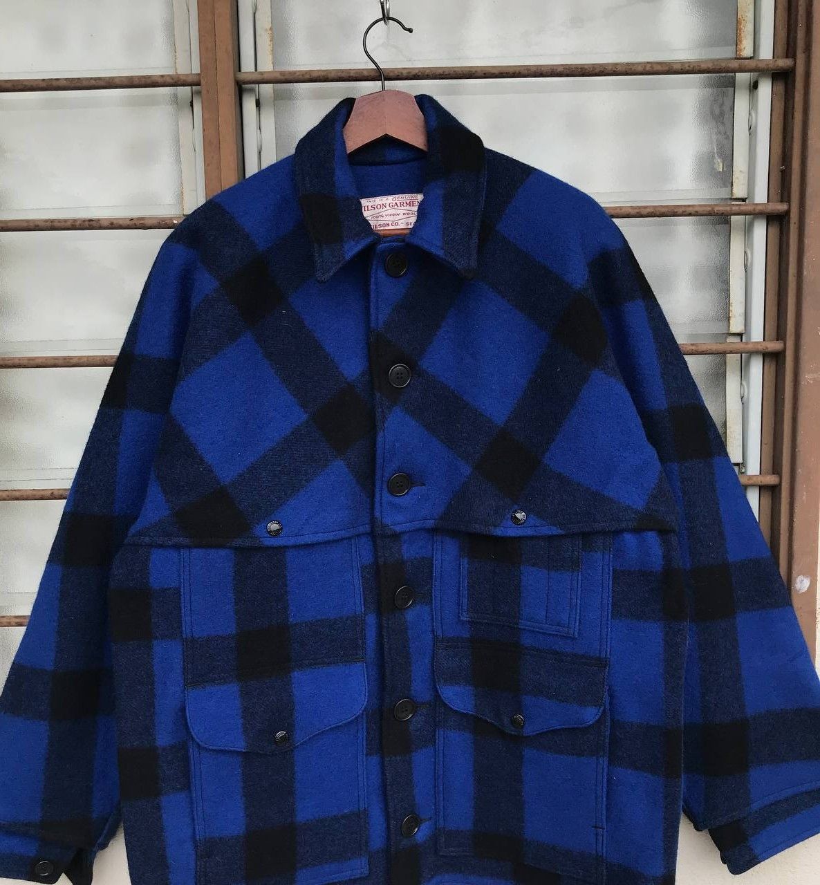 Filson RARE VINTAGE FILSON PIRATE CRUISER PLAID VIRGIN WOOL Size US L / EU 52-54 / 3 - 8 Thumbnail