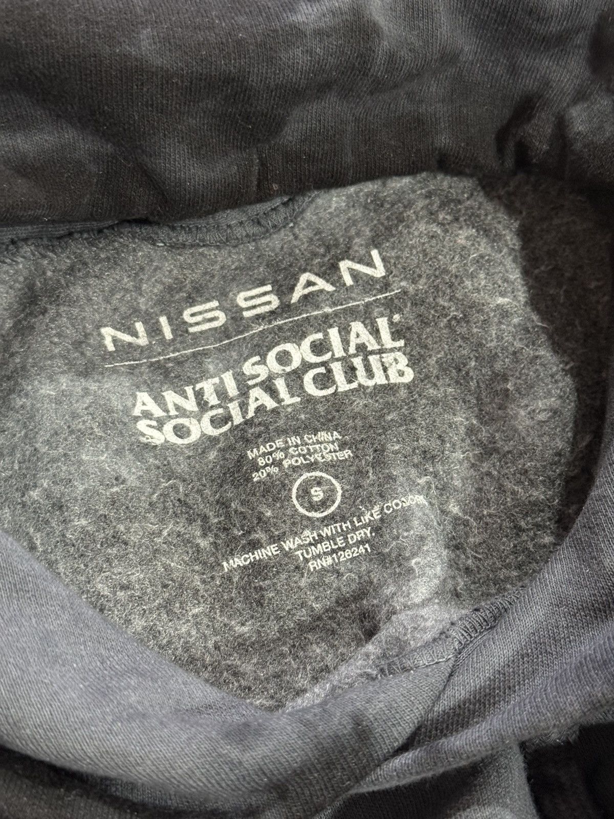 Anti Social Social Club ASSC x Nissan Component Hoodie Size US S / EU 44-46 / 1 - 4 Thumbnail