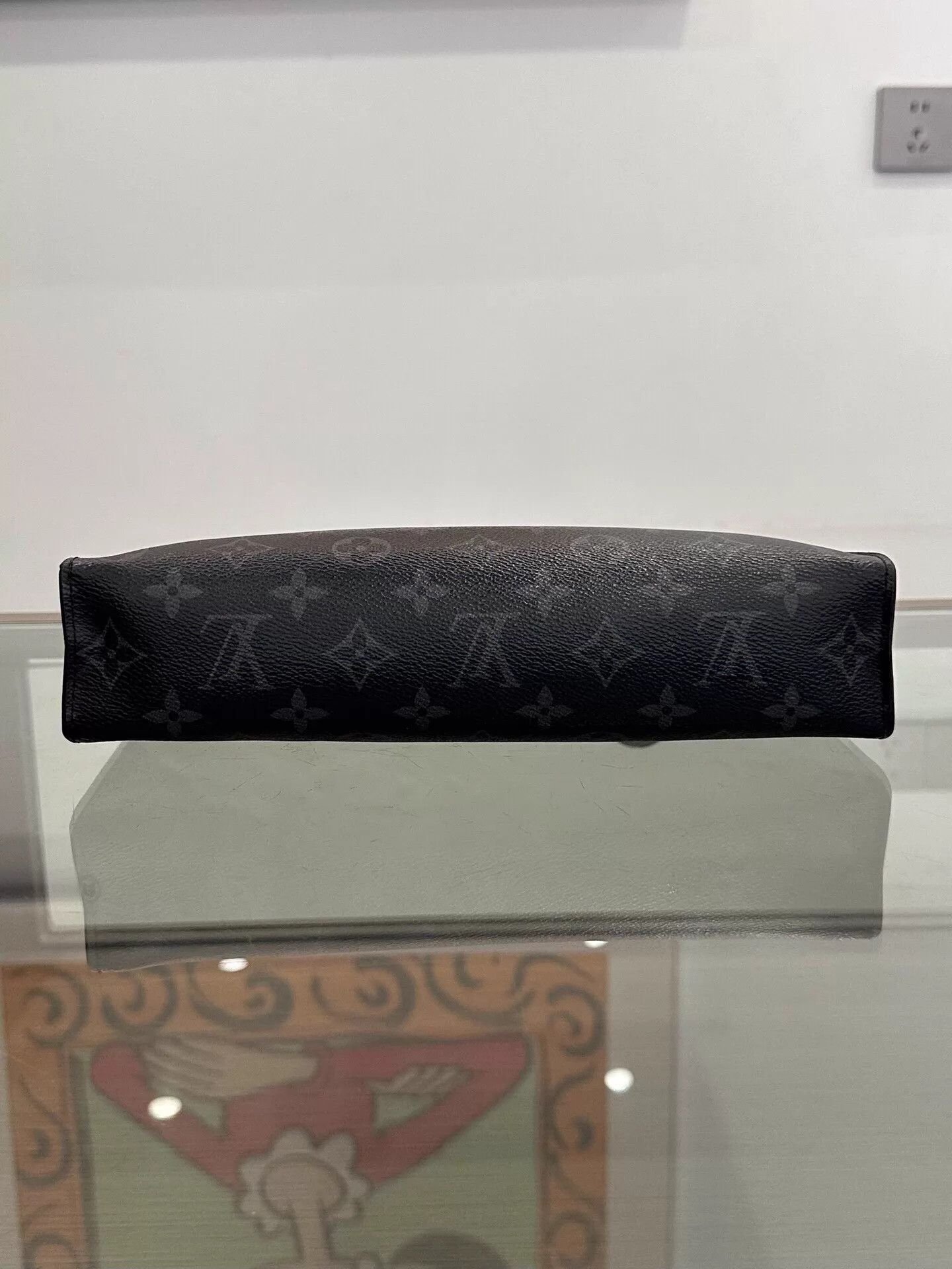 Louis Vuitton LV Pochette Voyage Black Monogram 27cm Chip 99 New Auth Size ONE SIZE - 5 Thumbnail
