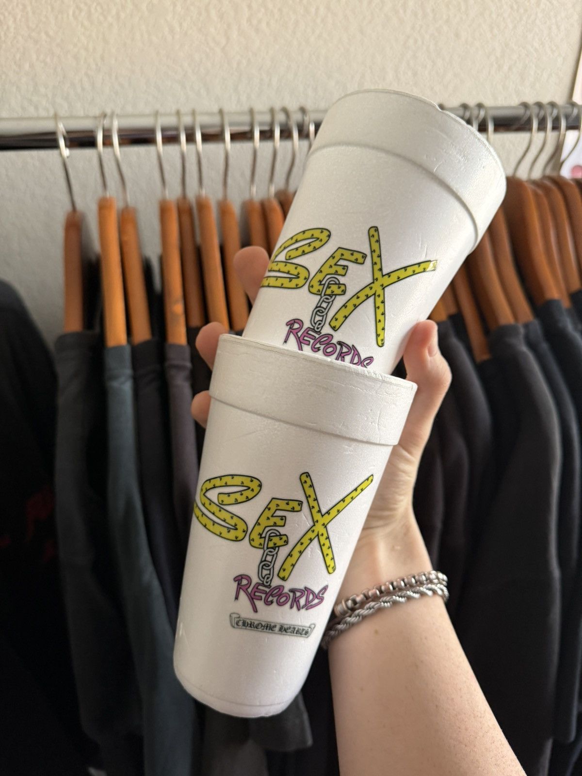 Chrome Hearts Matty Boy Sex Record Styrofoam Cups Size ONE SIZE - 1 Thumbnail