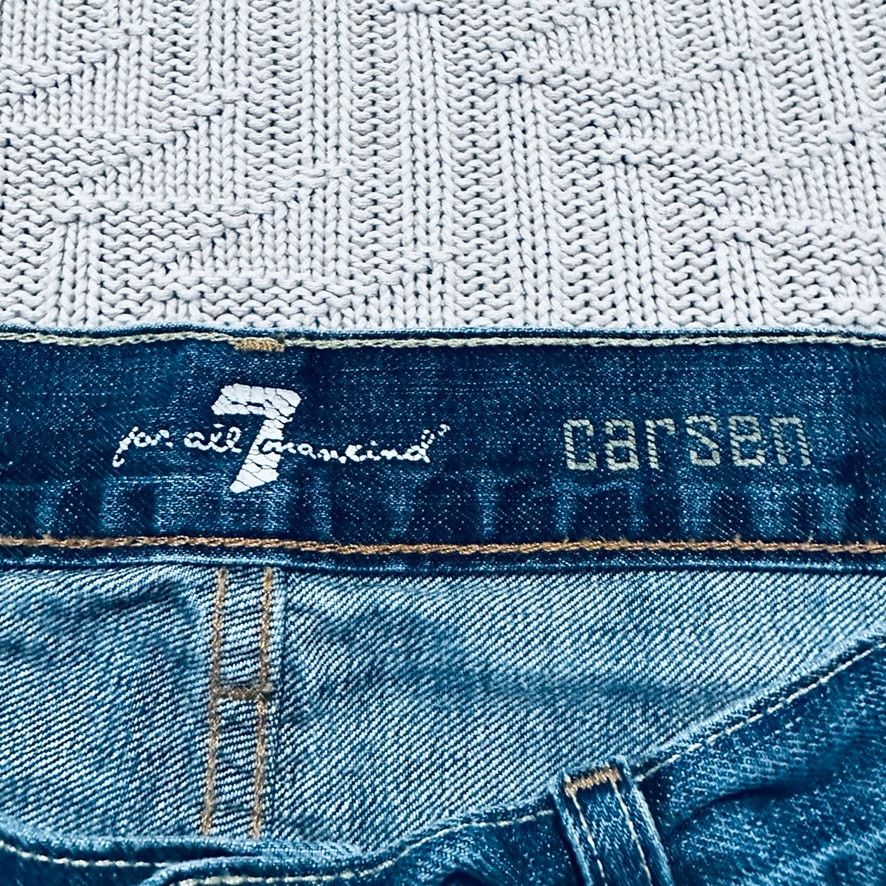 7 For All Mankind 7FAM Carsen straight leg jeans Size US 36 / EU 52 - 4 Thumbnail