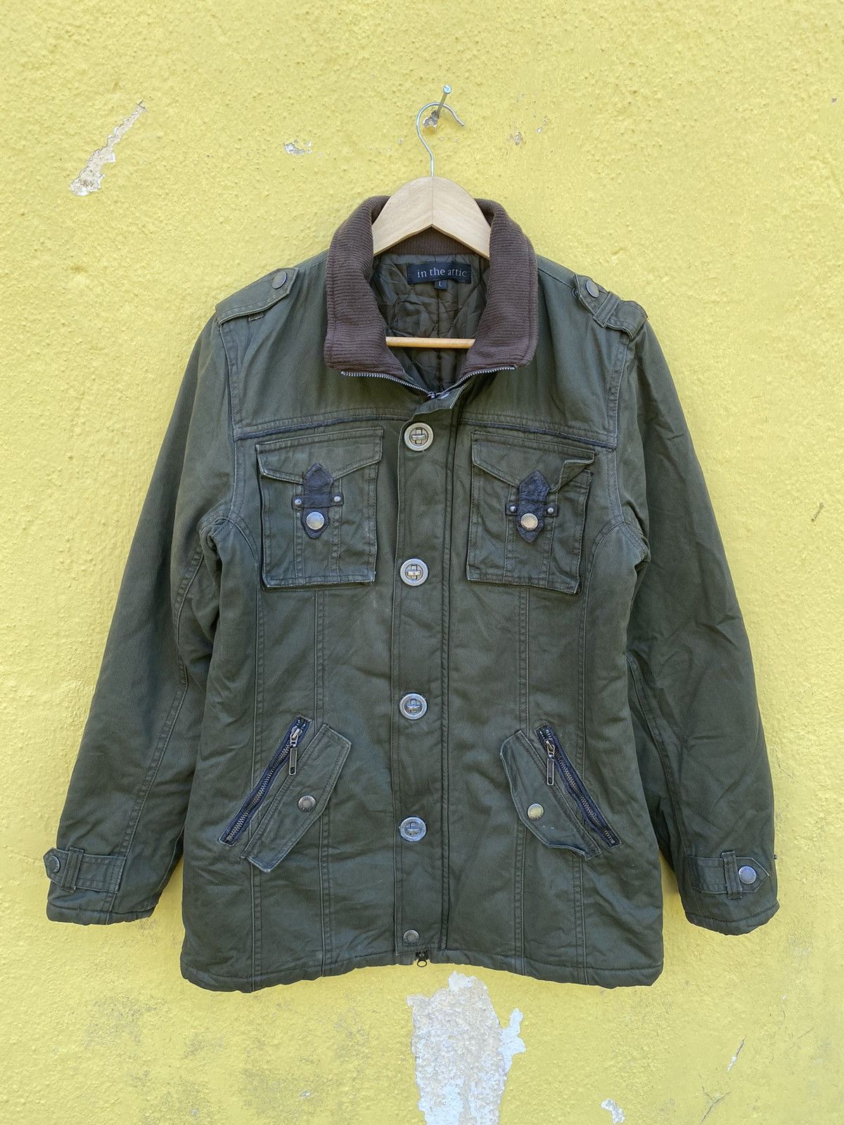 In The Attic × Japanese Brand Japanese Brand X In the attic multipocket military jacket Size L / US 10 / IT 46 - 7 Thumbnail