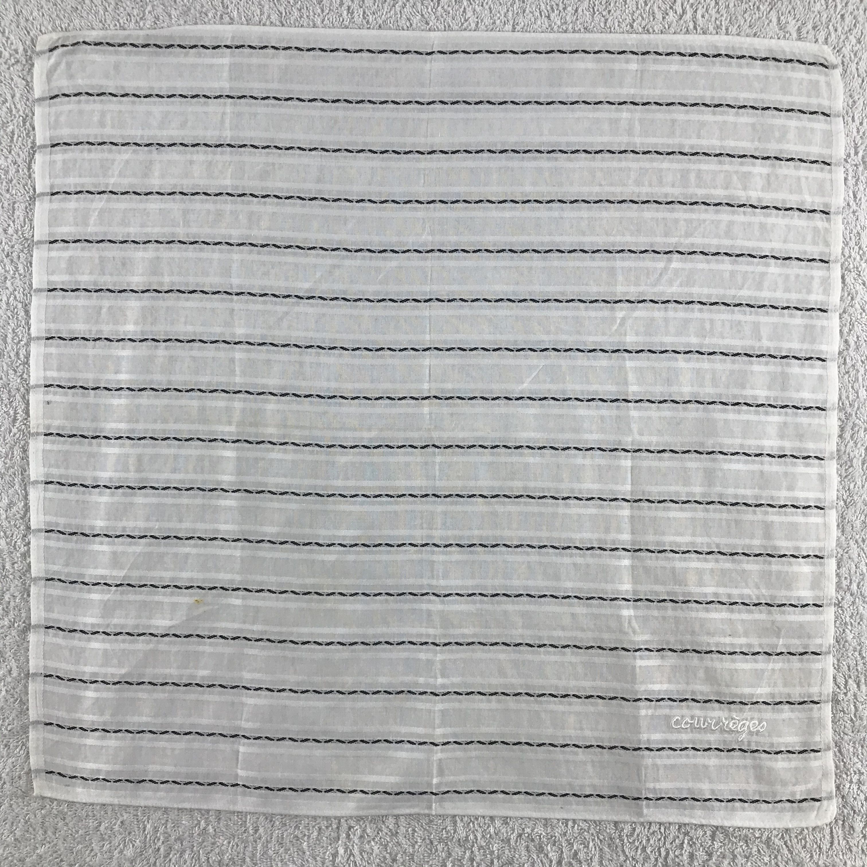 Courreges × Vintage Courreges Bandana / Handkerchief / Neckerchief - S156 Size ONE SIZE - 1 Thumbnail