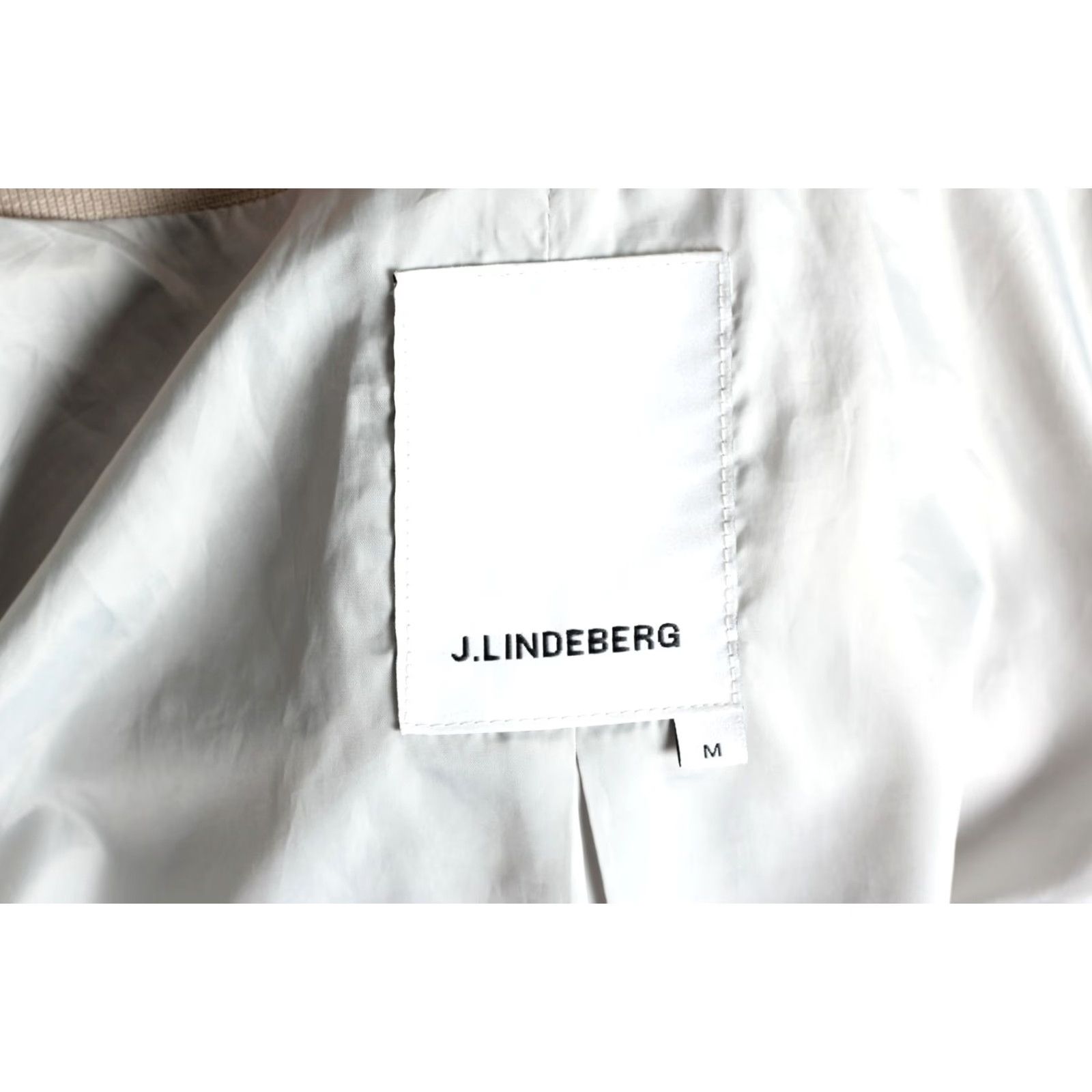 J.Lindeberg J.LINDEBERG TRAVIS 42 SPORTS NYLON Bomber Jacket Men Size M Beige Logo Casual Travel Zip Jacket Mens M Size US M / EU 48-50 / 2 - 6 Thumbnail