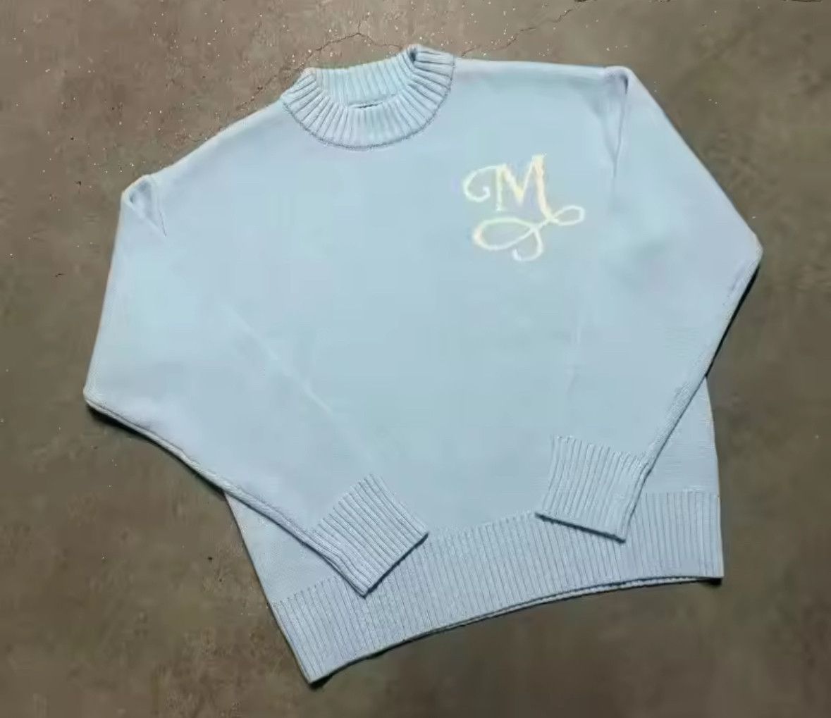 Other Streewear Trendy Y2K Retro Signature M Blue Sleeve T-shirt Size US M / EU 48-50 / 2 - 1 Thumbnail