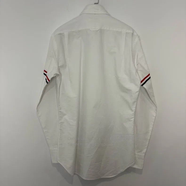 Thom Browne Thom Browne Ribbed Long Sleeve Shirt Size US M / EU 48-50 / 2 - 2 Thumbnail