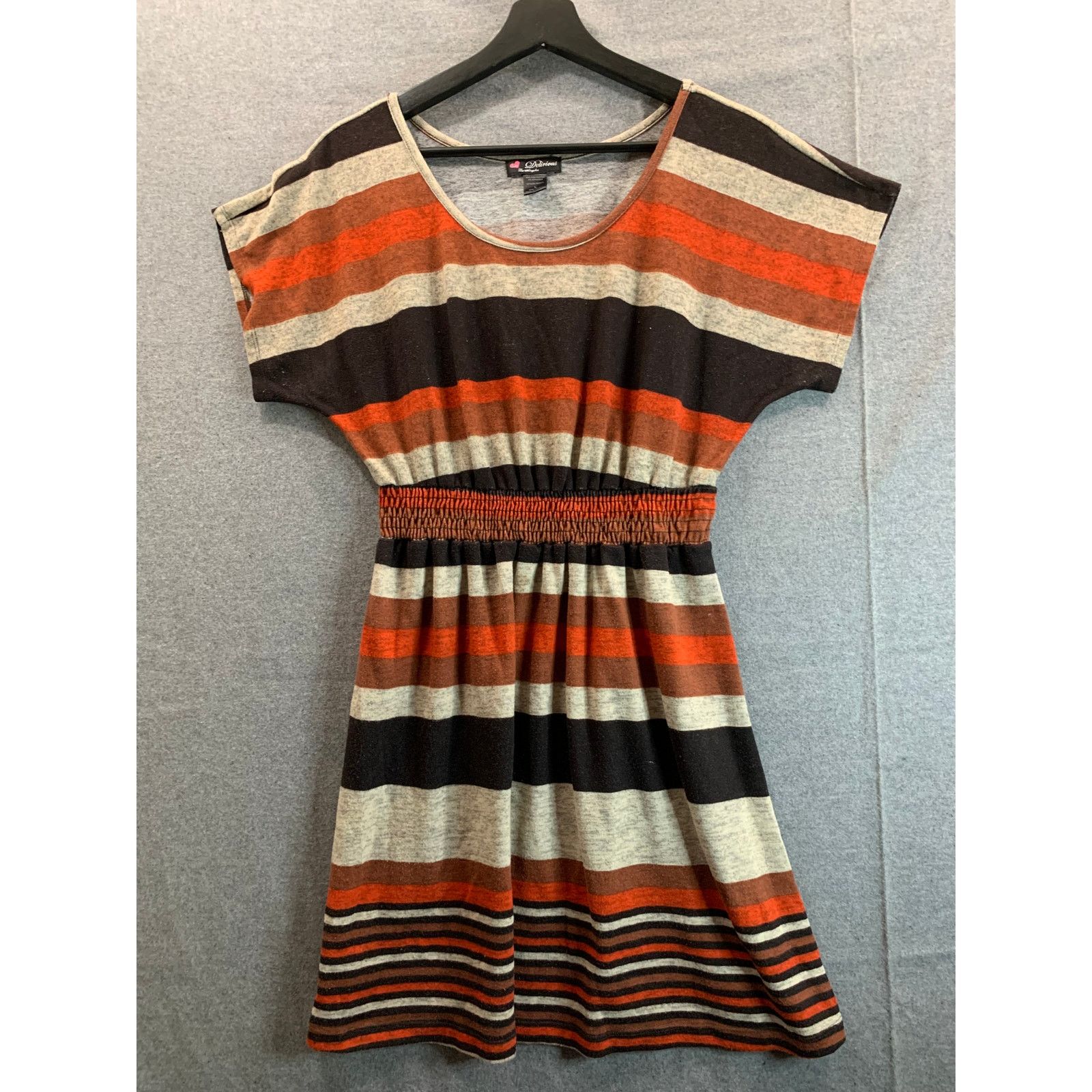 Other Delirious Los Angeles Striped Dress Women Large Orange Size L / US 10 / IT 46 - 1 Thumbnail