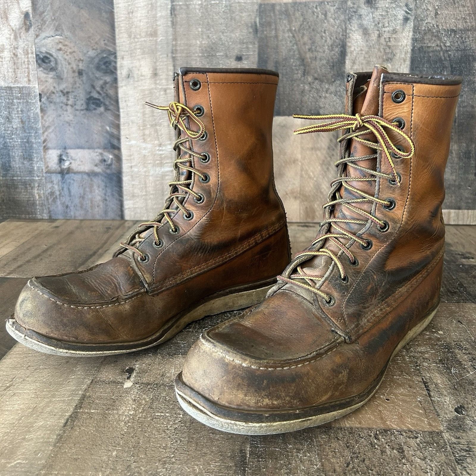 Red Wing Red Wing 10877 Moc Toe Work Boots Mens 11.5 D Size US 11.5 / EU 44-45 - 1 Thumbnail