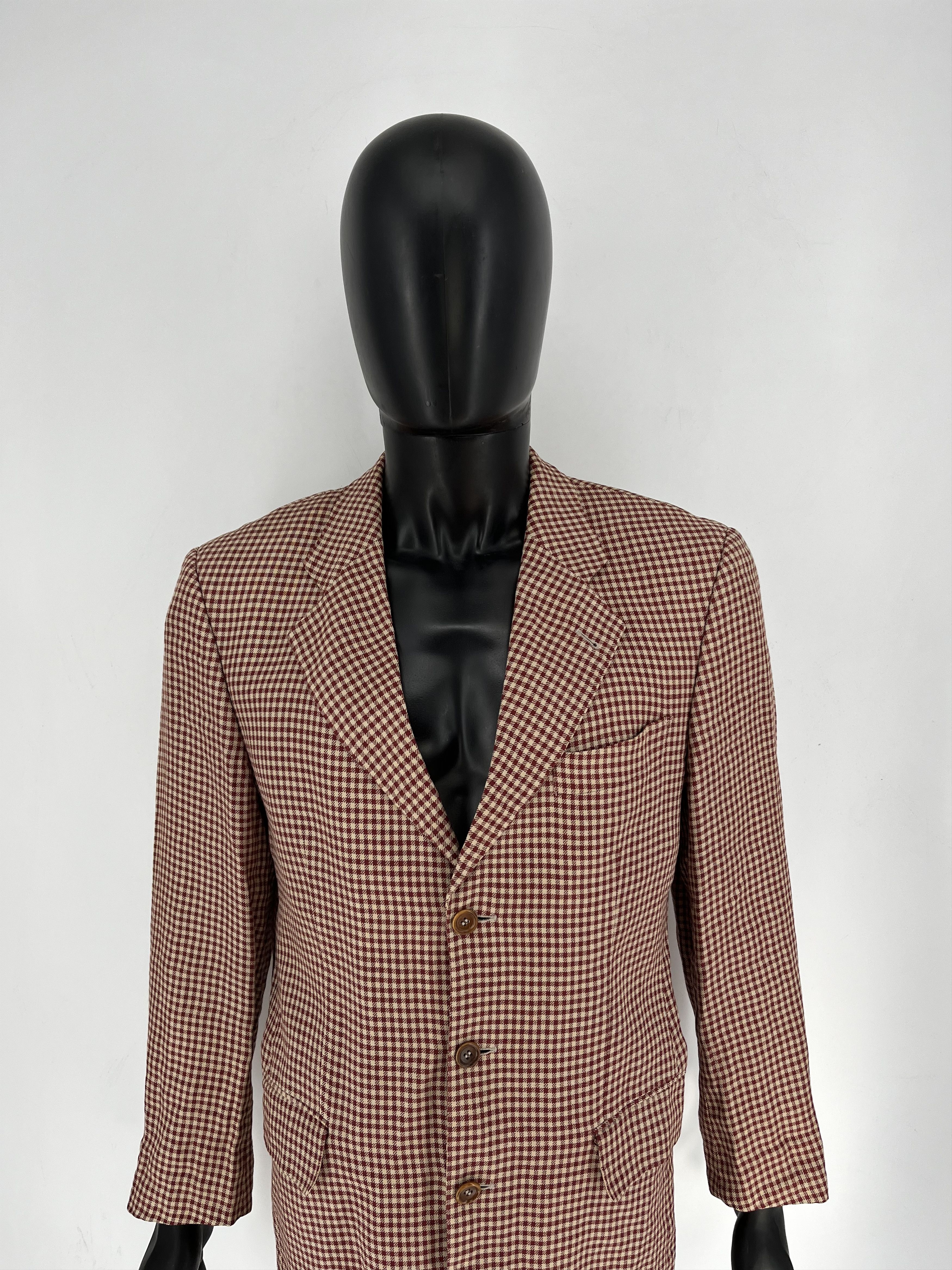 Hugo Boss Hugo Boss Vintage Linen Blazer 48 Solbiati Natural Kalkutta Size 48S - 5 Thumbnail