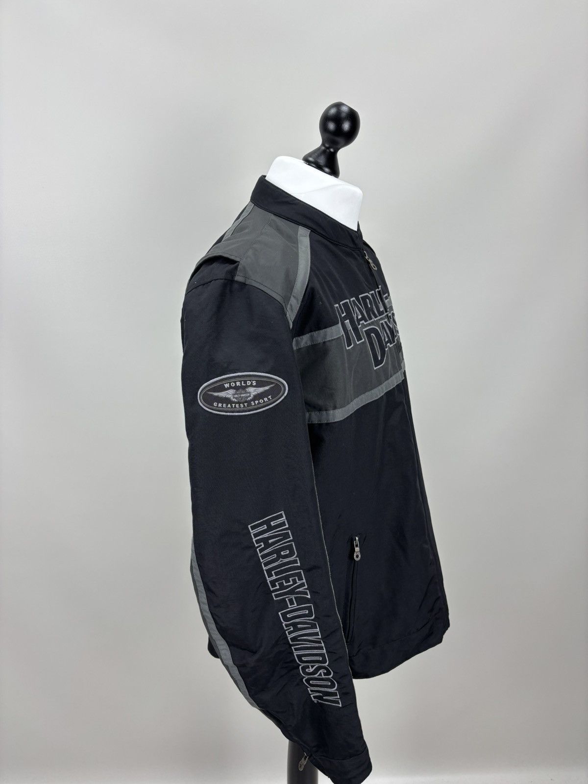 Harley Davidson Mens jacket Harley Davidson Size XL Color Black/Gray Size US XL / EU 56 / 4 - 5 Thumbnail